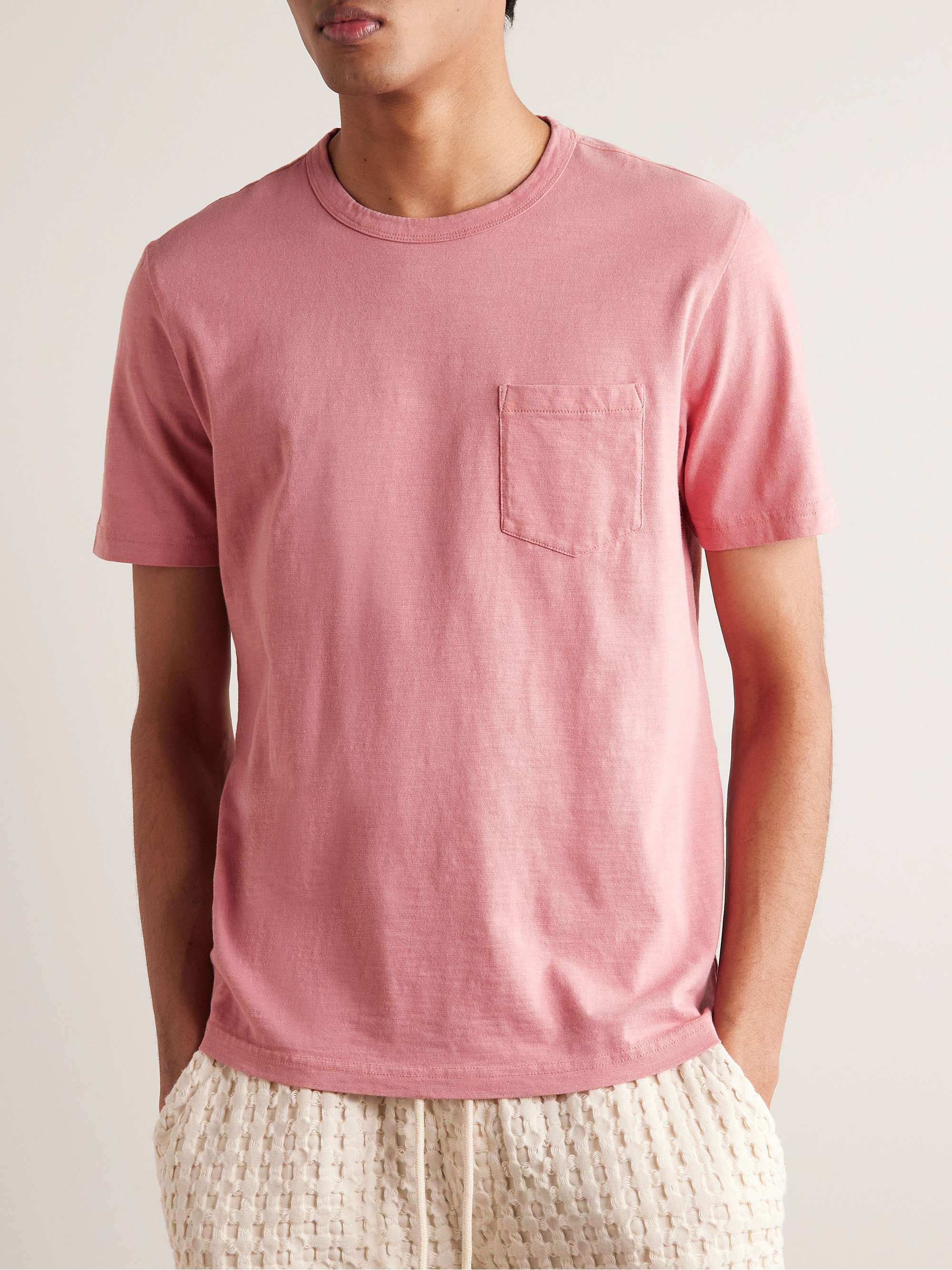 FAHERTY Sunwashed Organic Cotton-Jersey T-Shirt