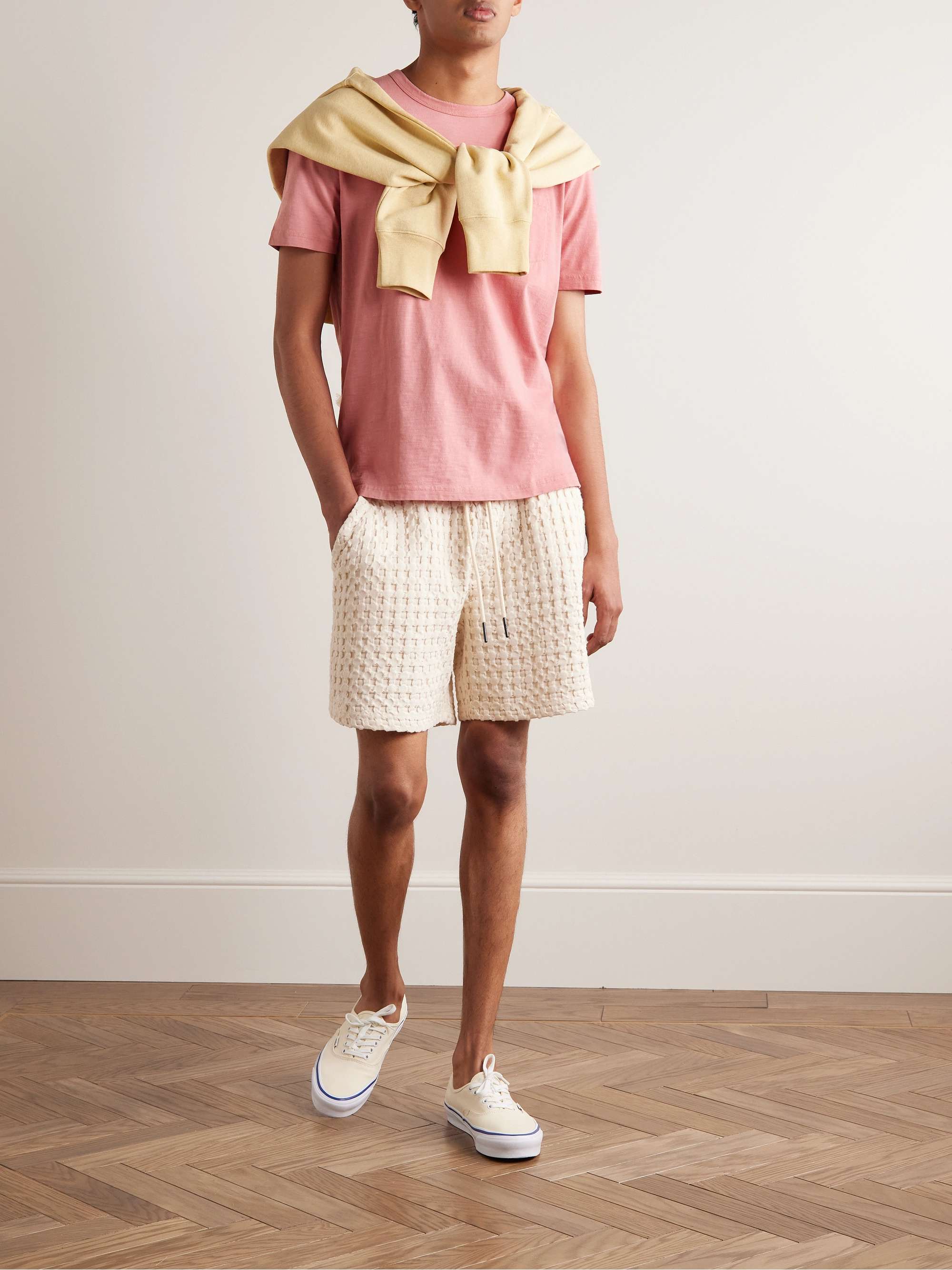 FAHERTY Sunwashed Organic Cotton-Jersey T-Shirt