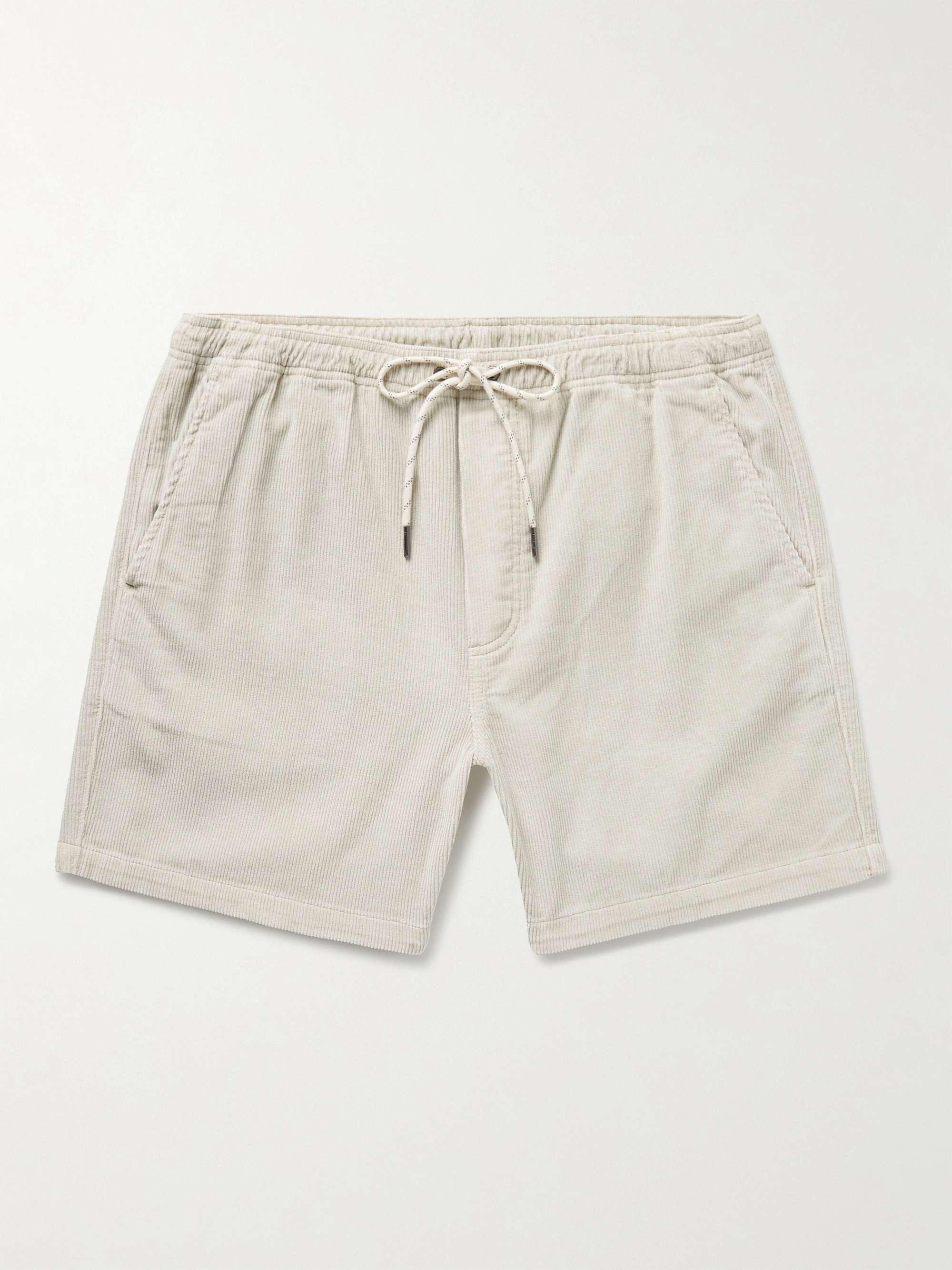 FAHERTY Straight Leg Organic Cotton Blend Corduroy Drawstring