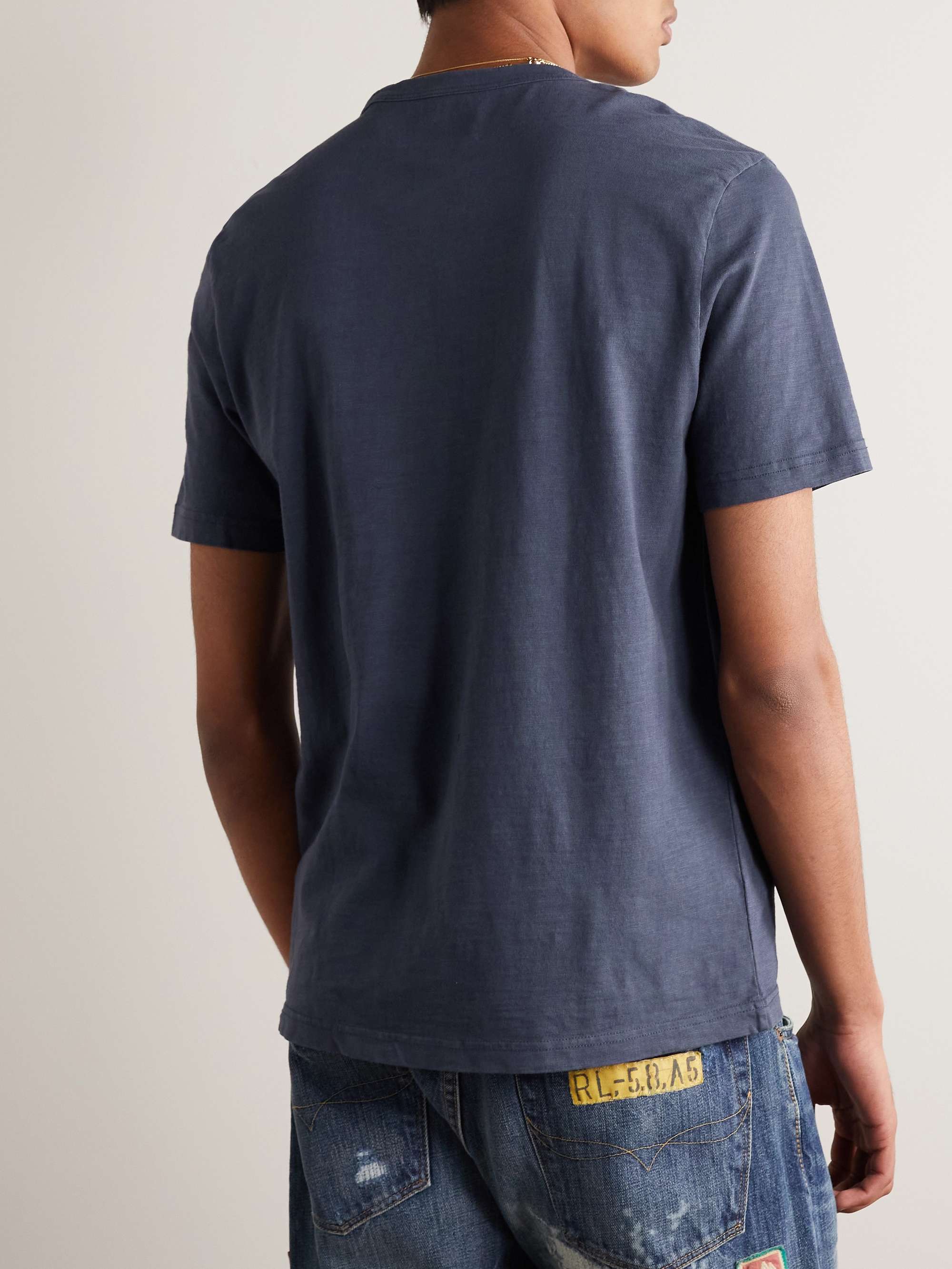 FAHERTY Sunwashed Organic Cotton-Jersey T-Shirt
