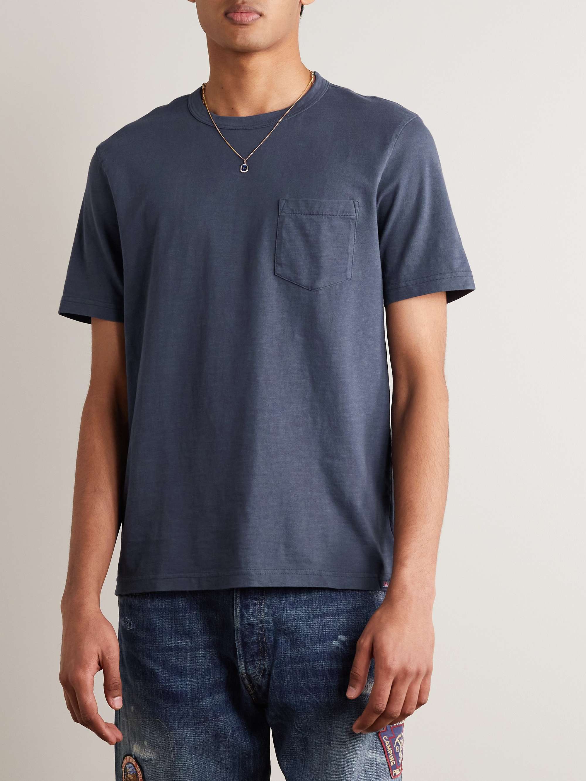 FAHERTY Sunwashed Organic Cotton-Jersey T-Shirt