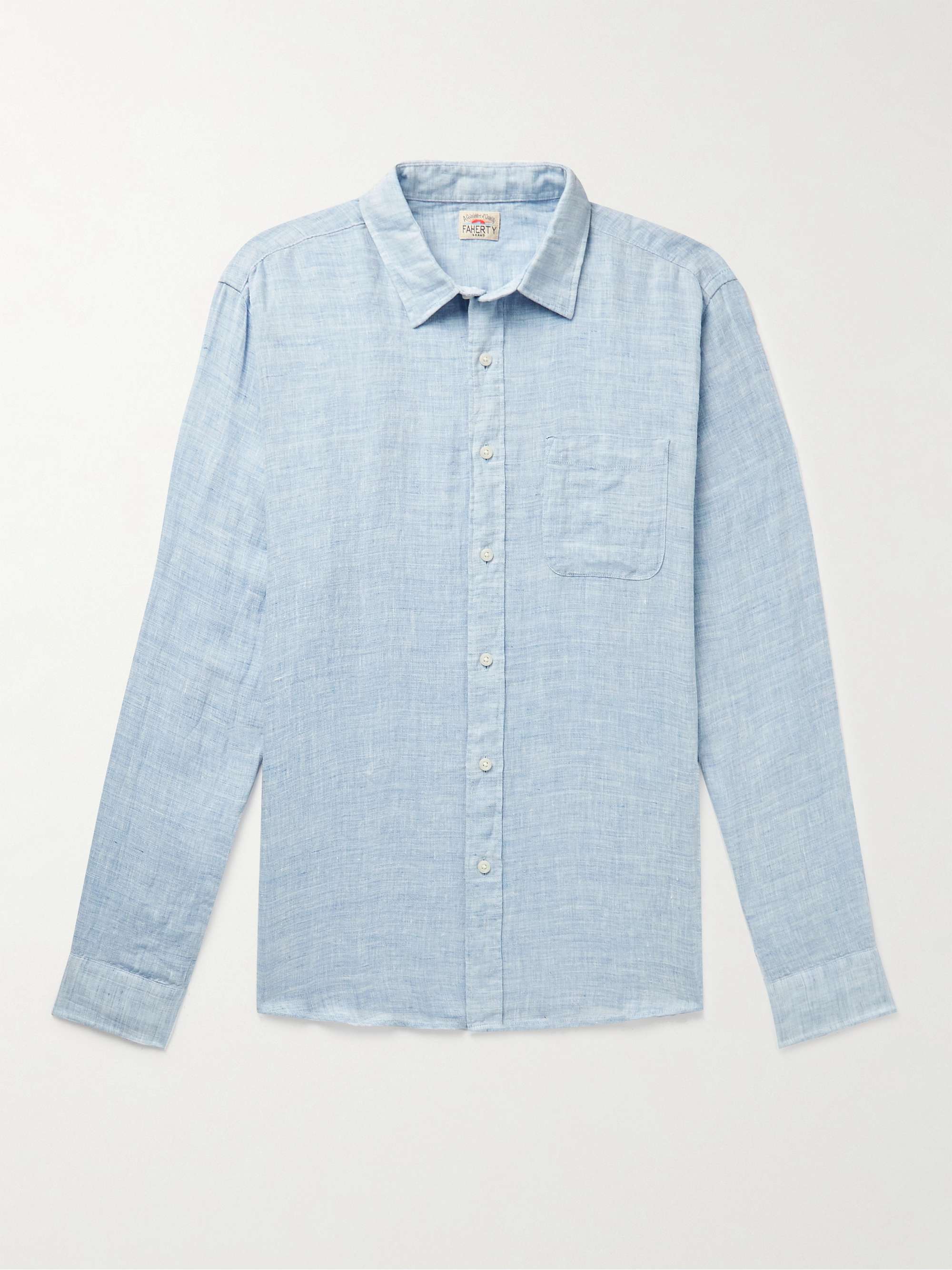 FAHERTY Laguna Linen Shirt