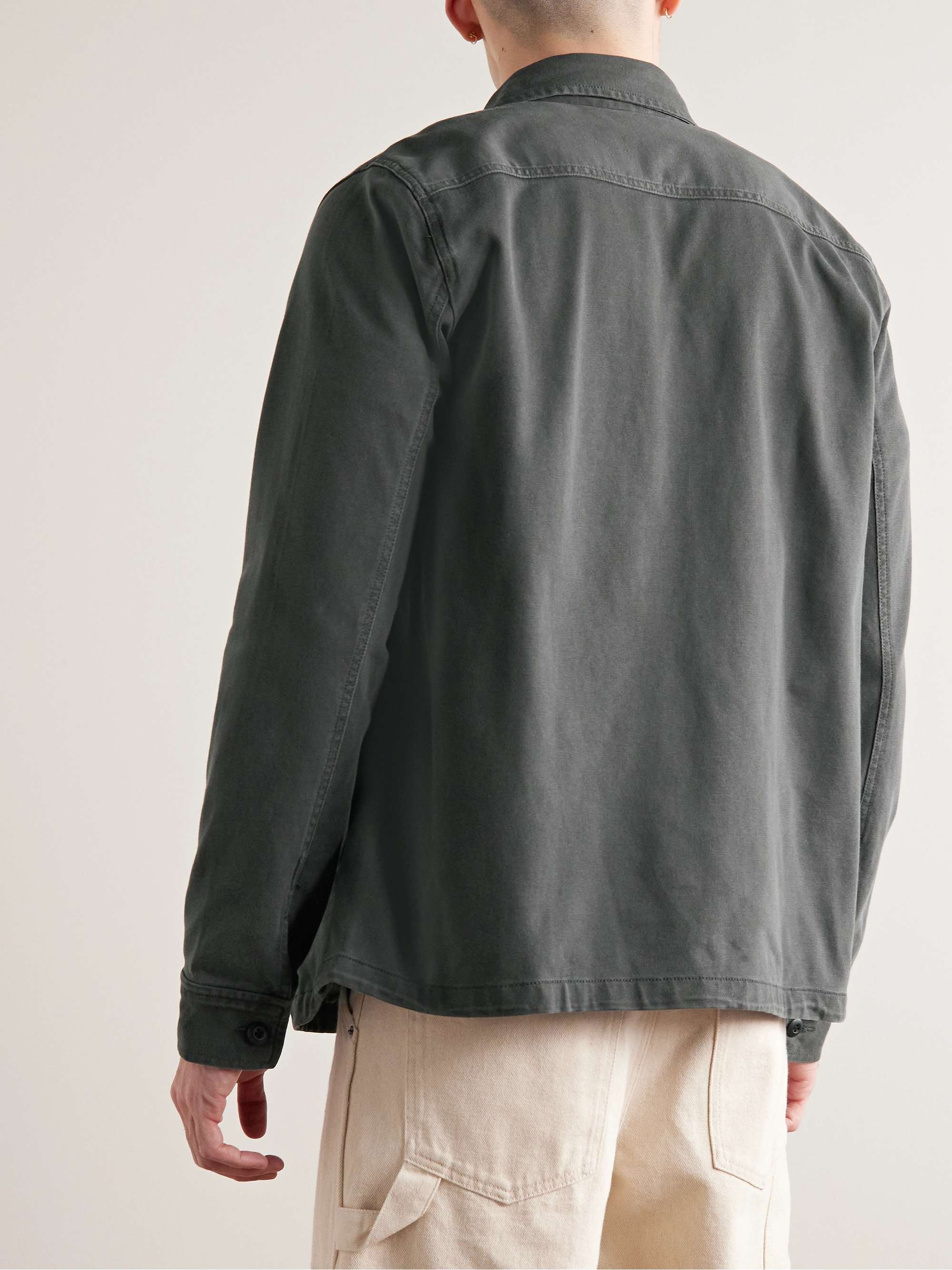 FAHERTY Cotton-Jersey Shirt Jacket for Men | MR PORTER