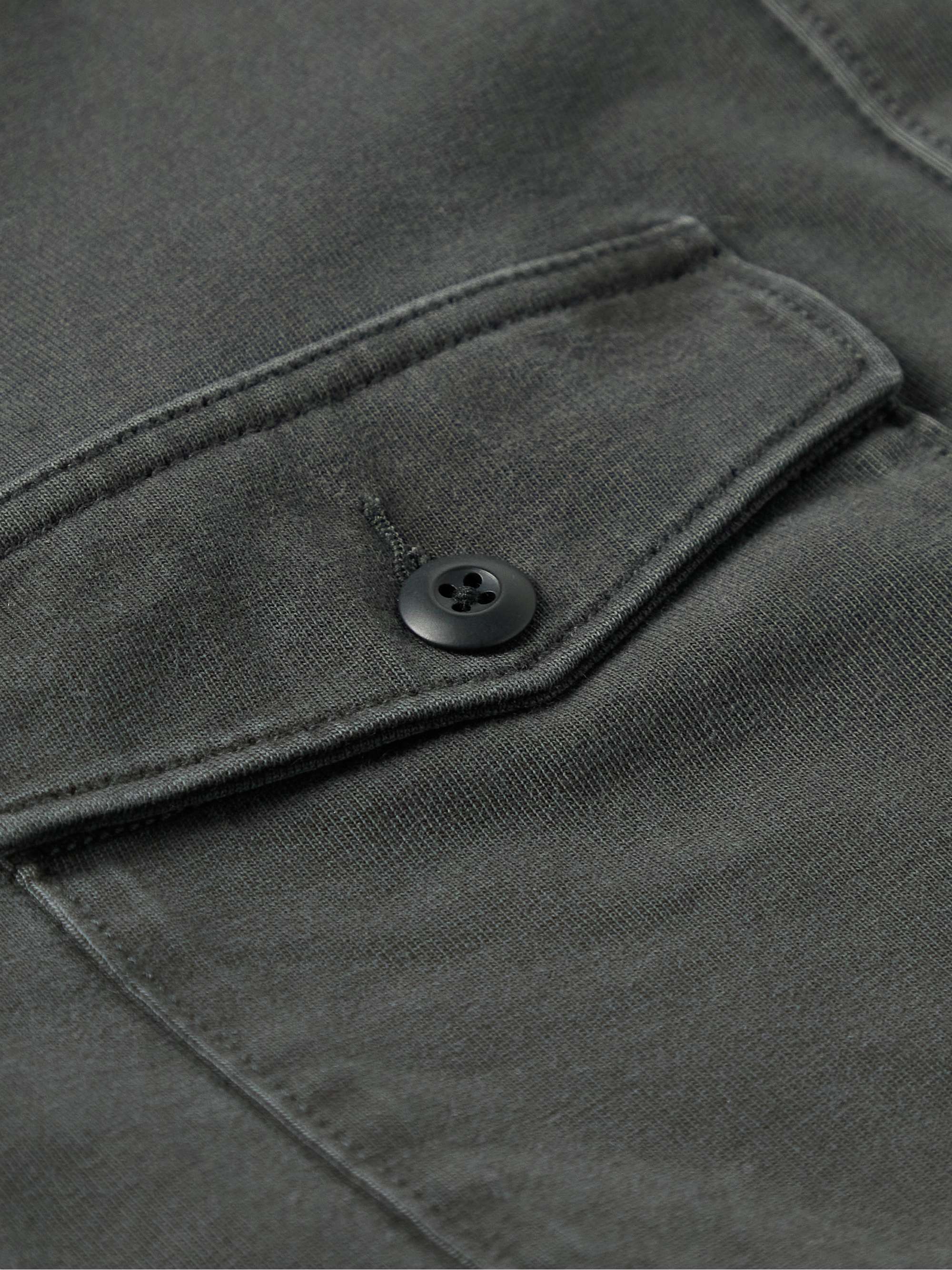 FAHERTY Cotton-Jersey Shirt Jacket