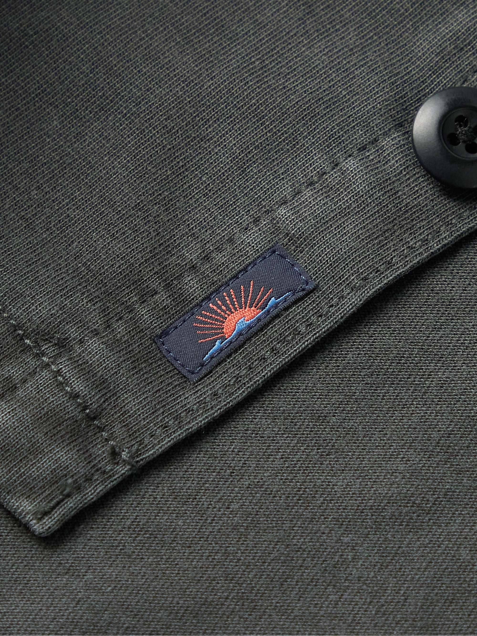 FAHERTY Cotton-Jersey Shirt Jacket