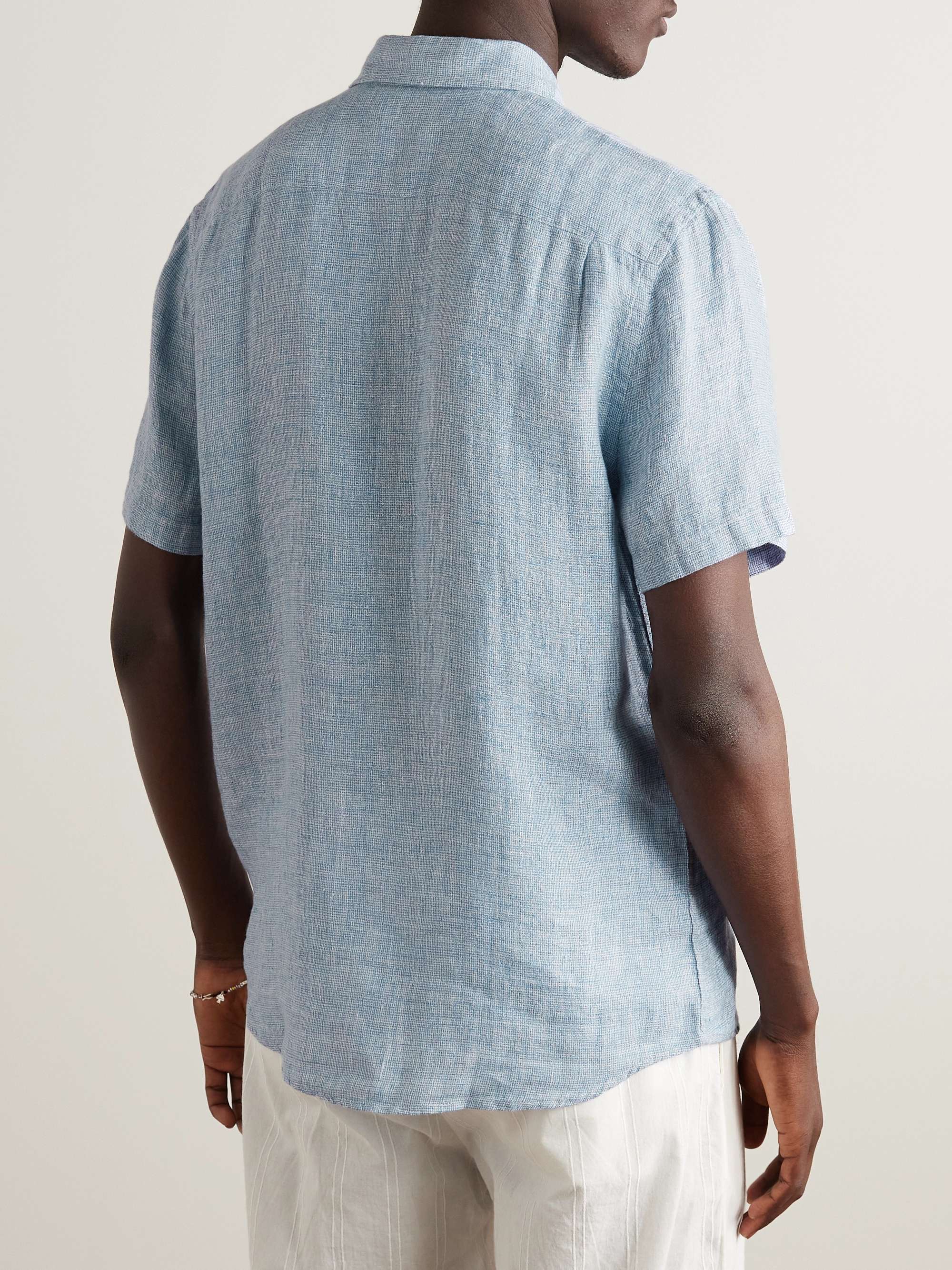 FAHERTY Laguna Mélange Linen Shirt