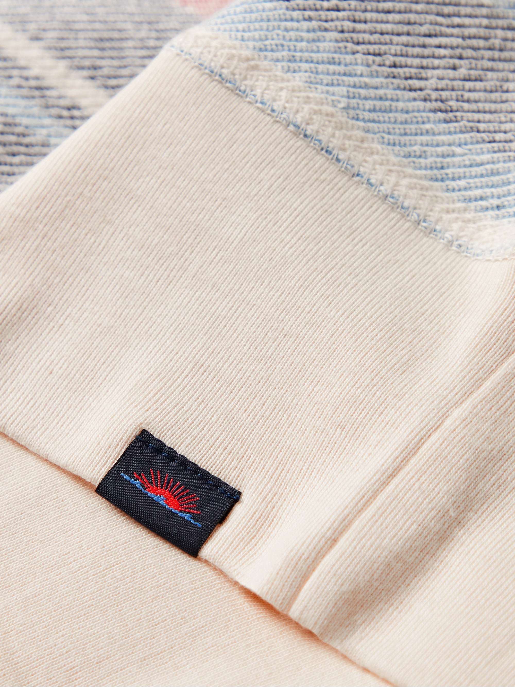 FAHERTY Byron Bay Striped Organic Cotton-Jersey Hoodie