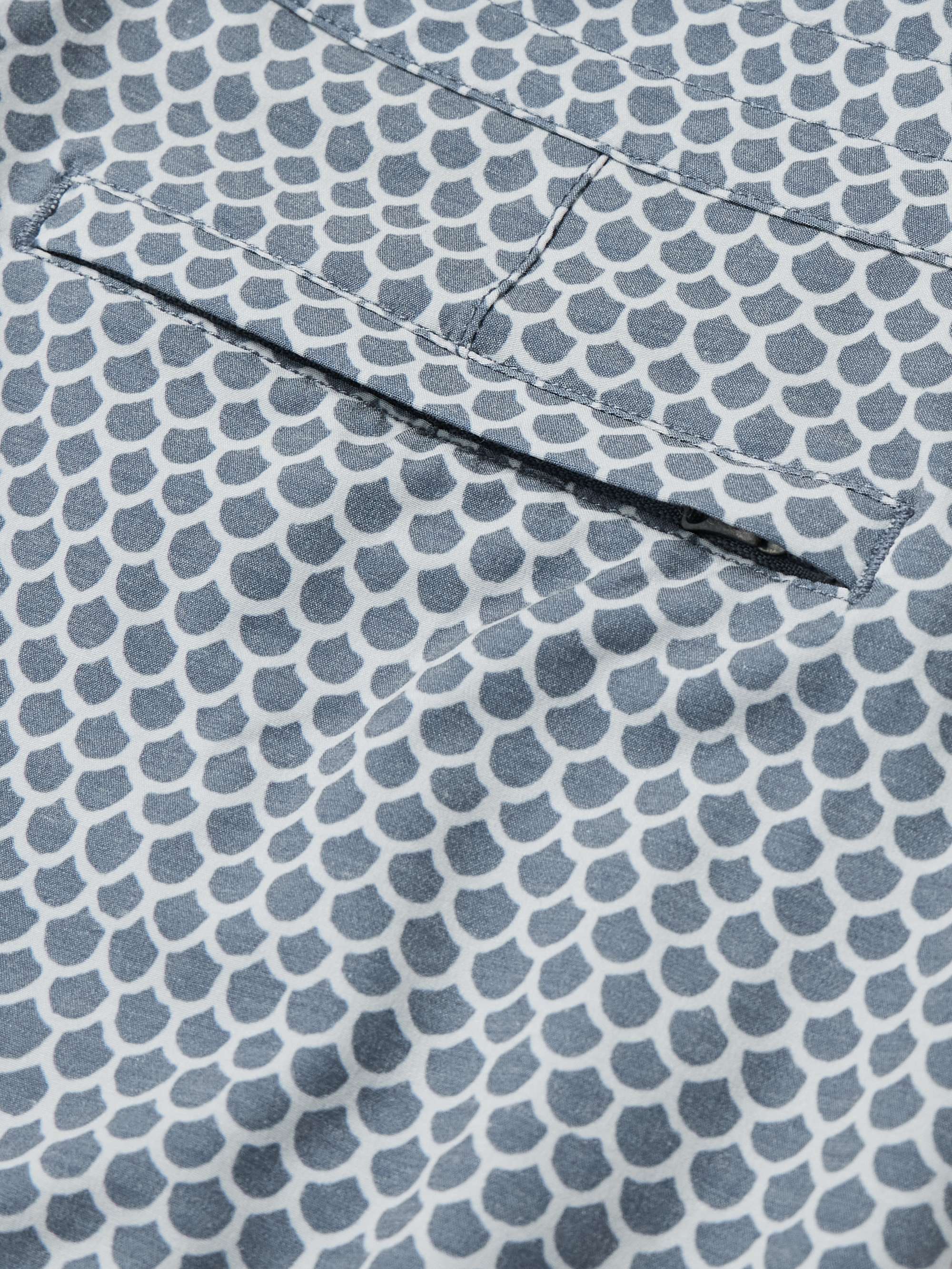 FAHERTY Straight-Leg Long-Length Printed Recycled Swim Shorts