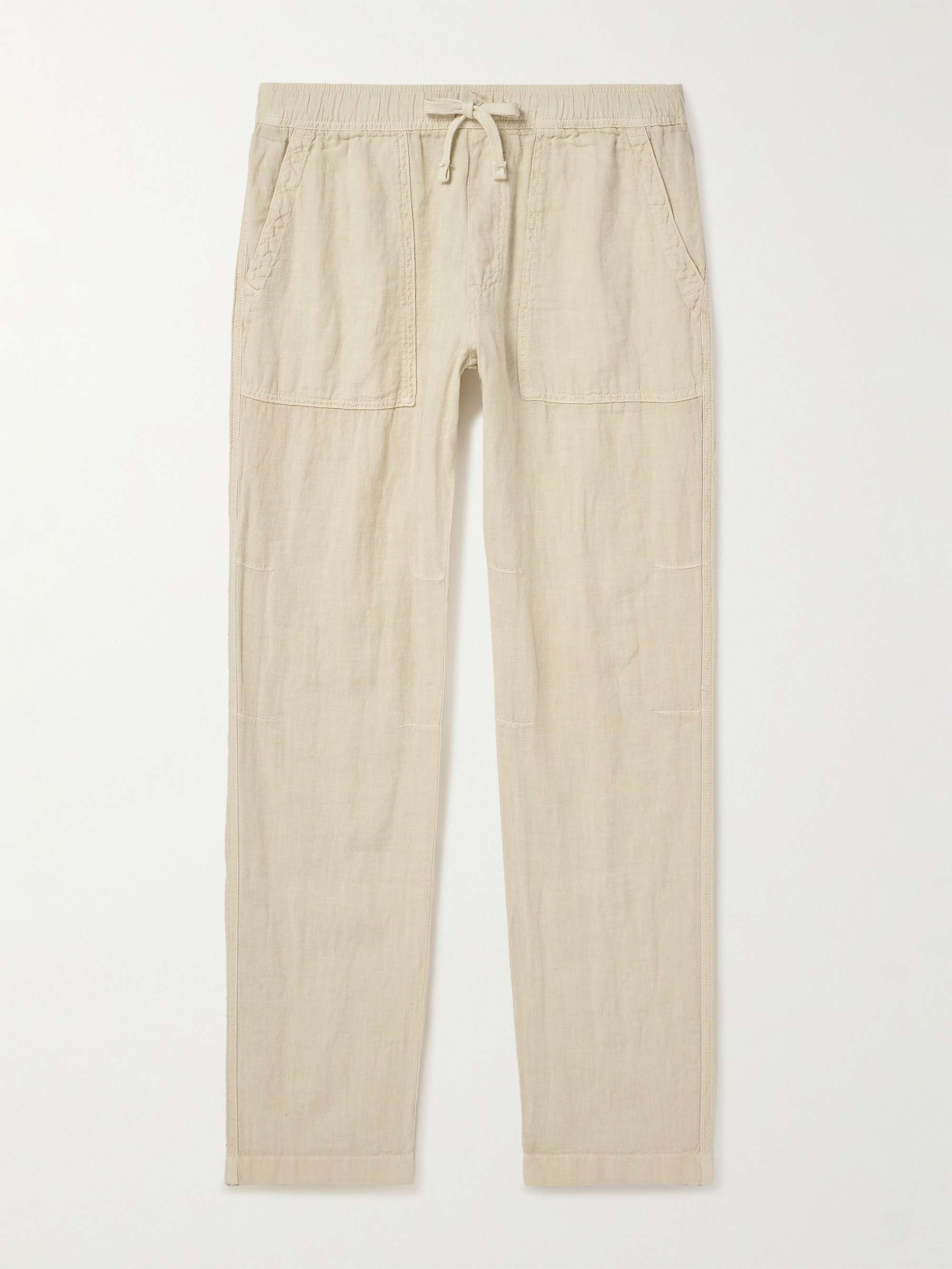 FAHERTY Linen Drawstring Trousers for Men | MR PORTER