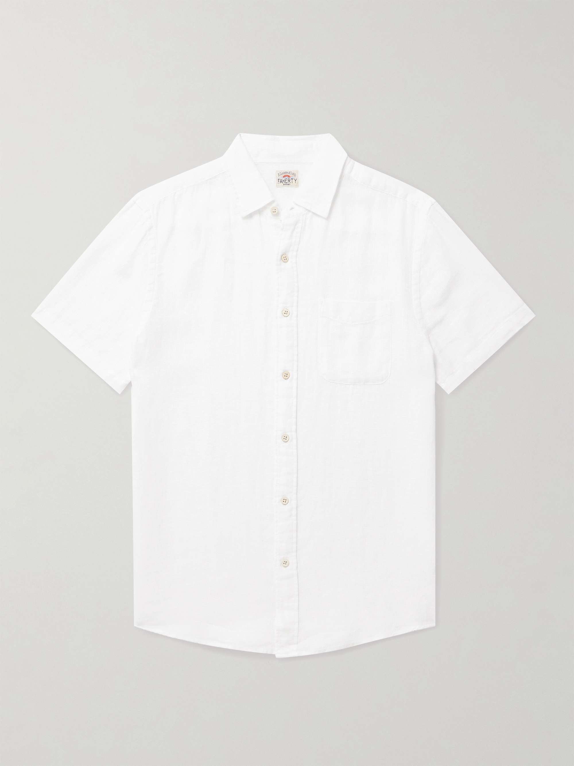 FAHERTY Laguna Linen Shirt for Men | MR PORTER