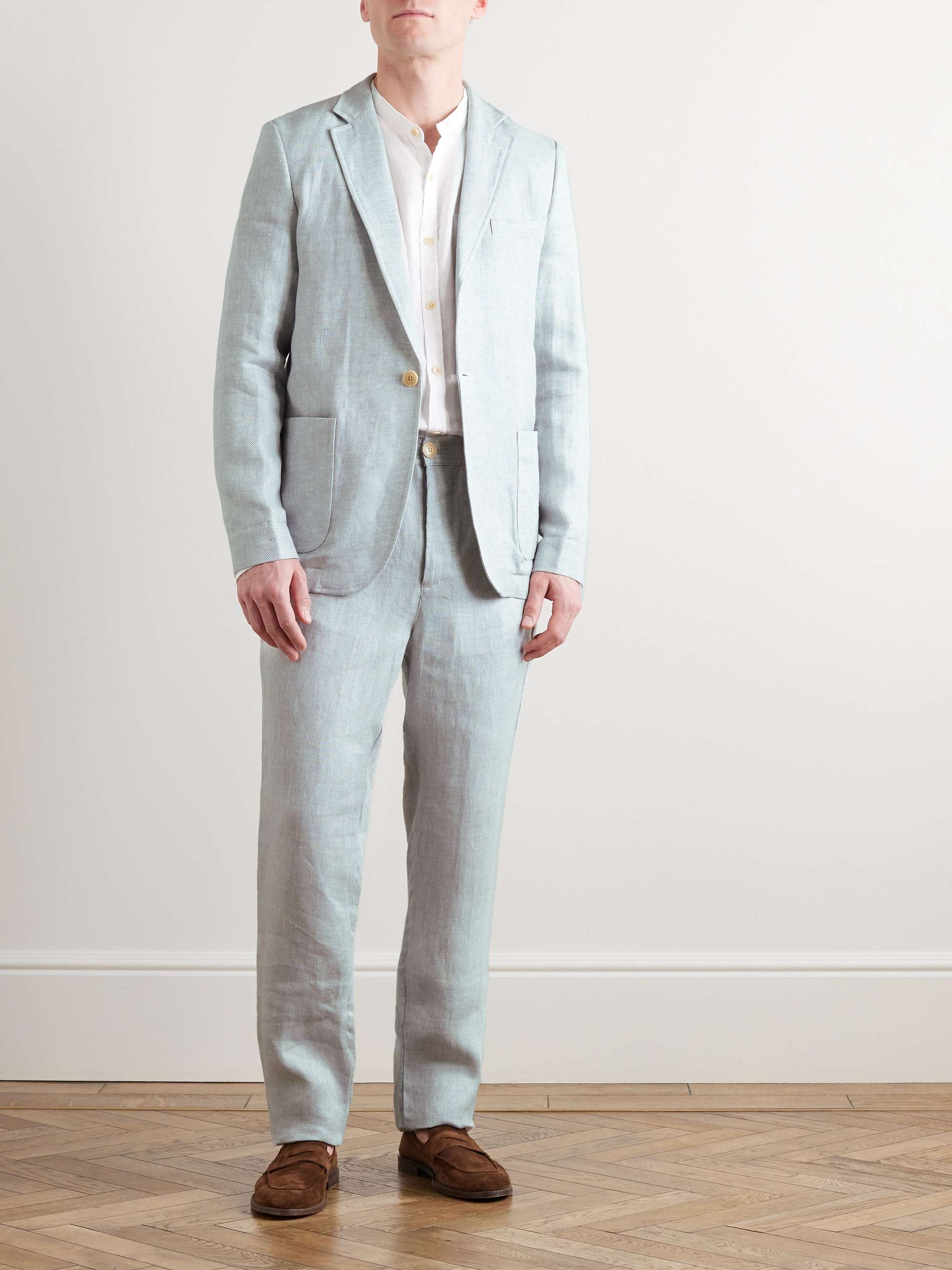OLIVER SPENCER Fairway Linen Suit Jacket
