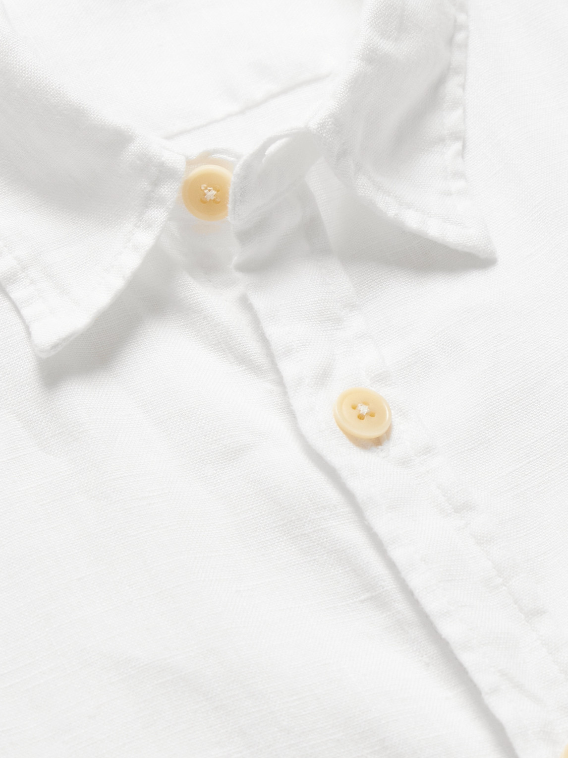 Shop Oliver Spencer Ashcroft Linen Shirt In White