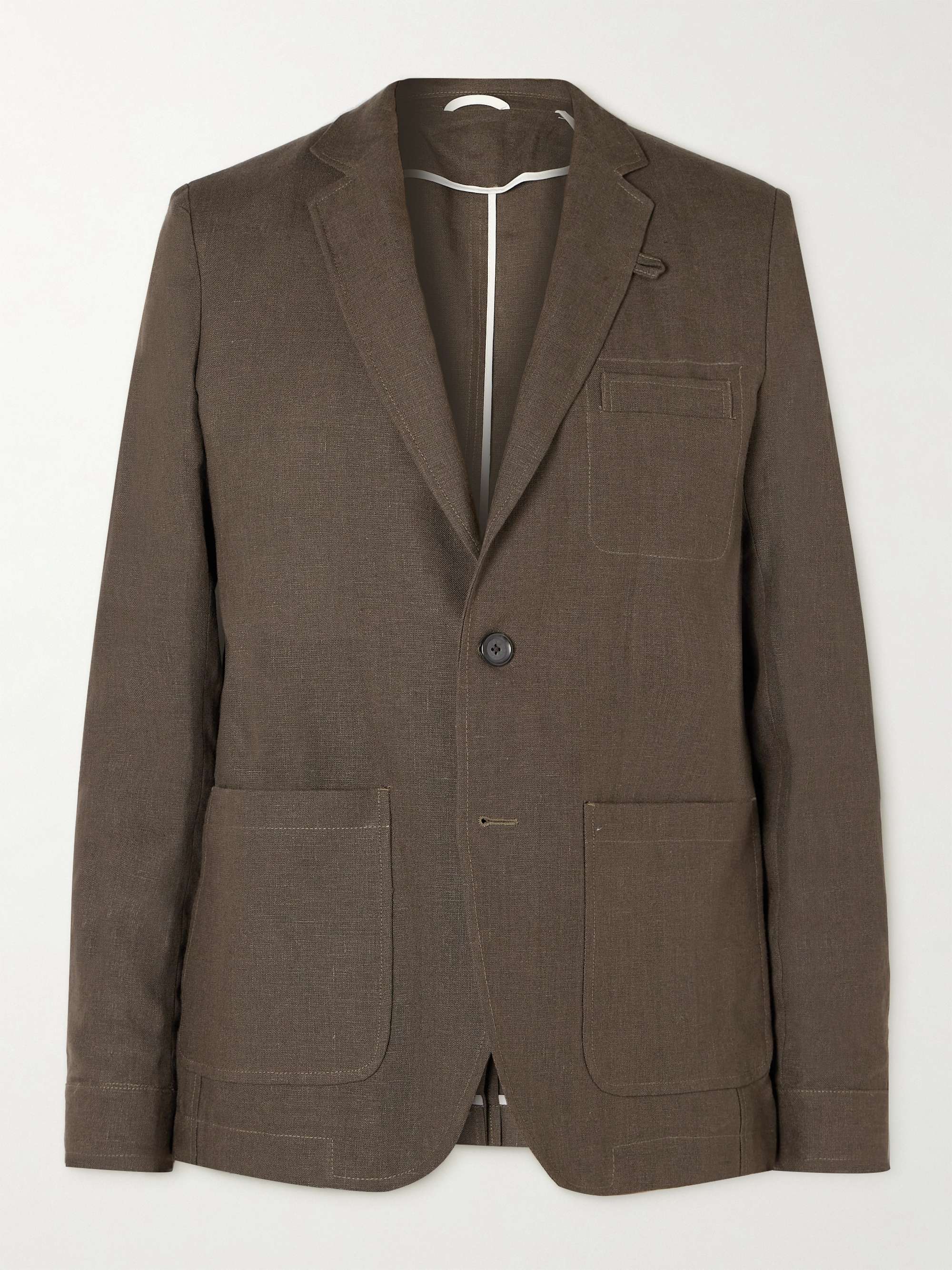 OLIVER SPENCER Theobald Unstructured Linen Suit Jacket for Men | MR PORTER
