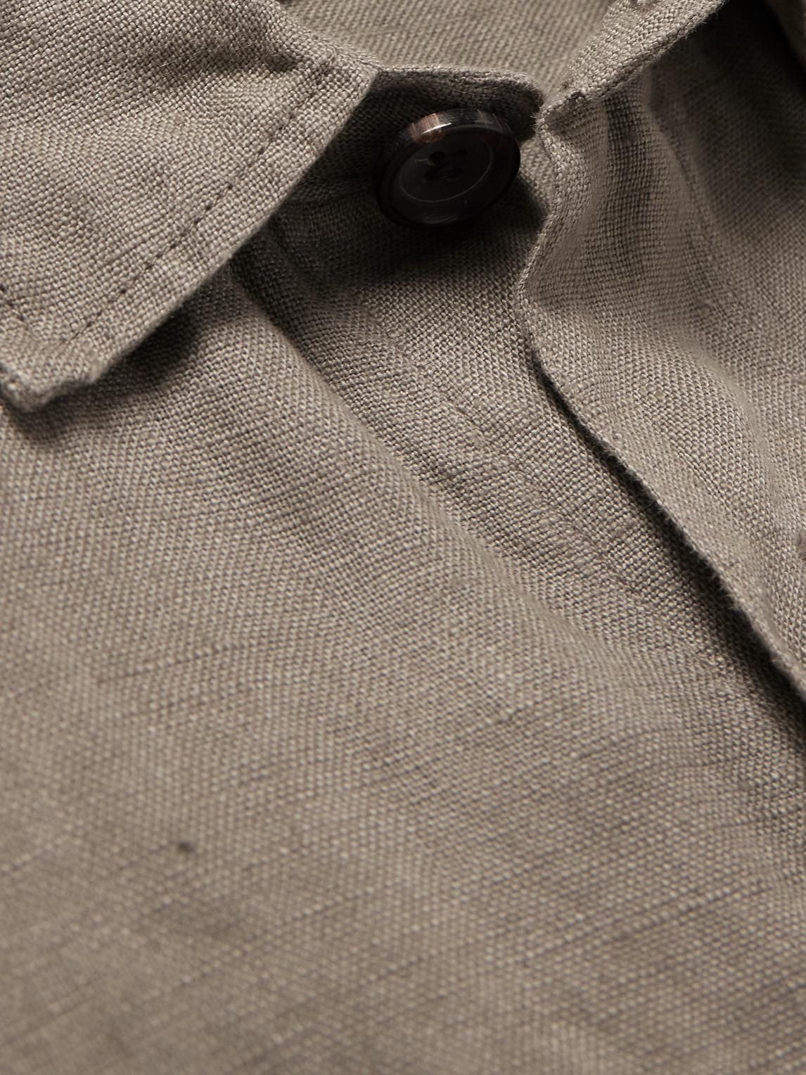 Shop Oliver Spencer Milford Linen Blouson Jacket In Gray