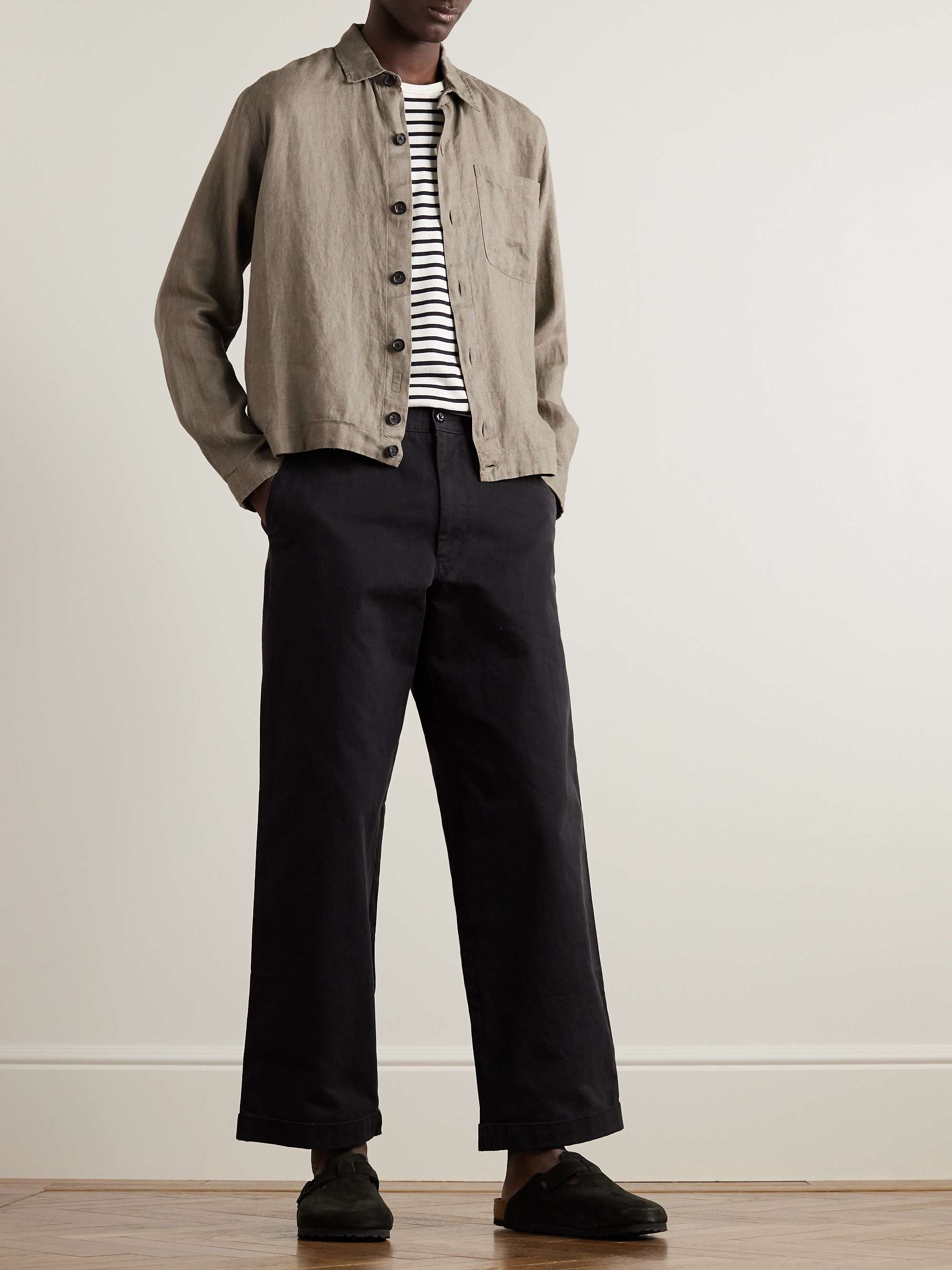 OLIVER SPENCER Milford Linen Blouson Jacket for Men | MR PORTER