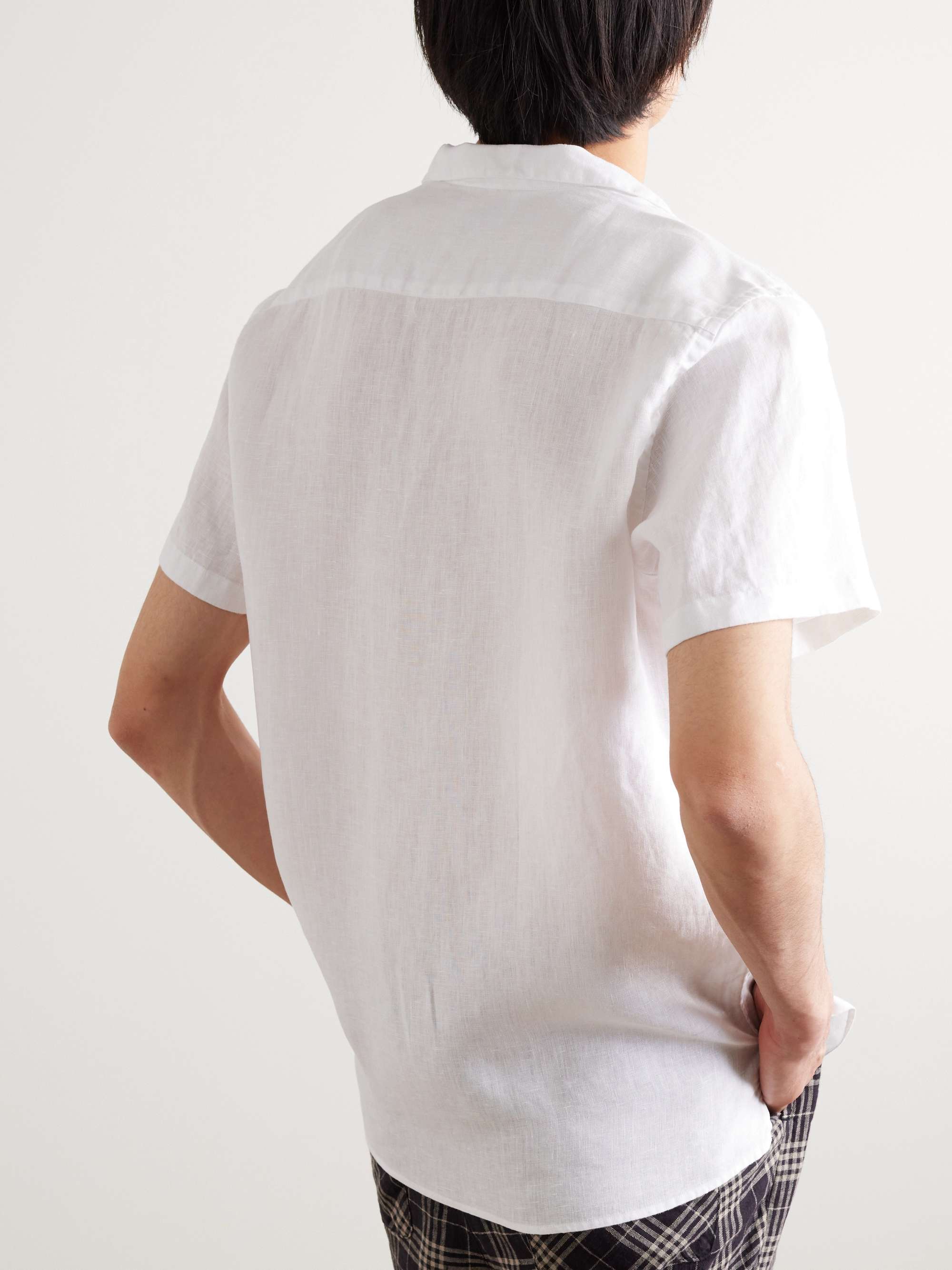 OLIVER SPENCER Havana CampCollar Linen Shirt for Men MR PORTER