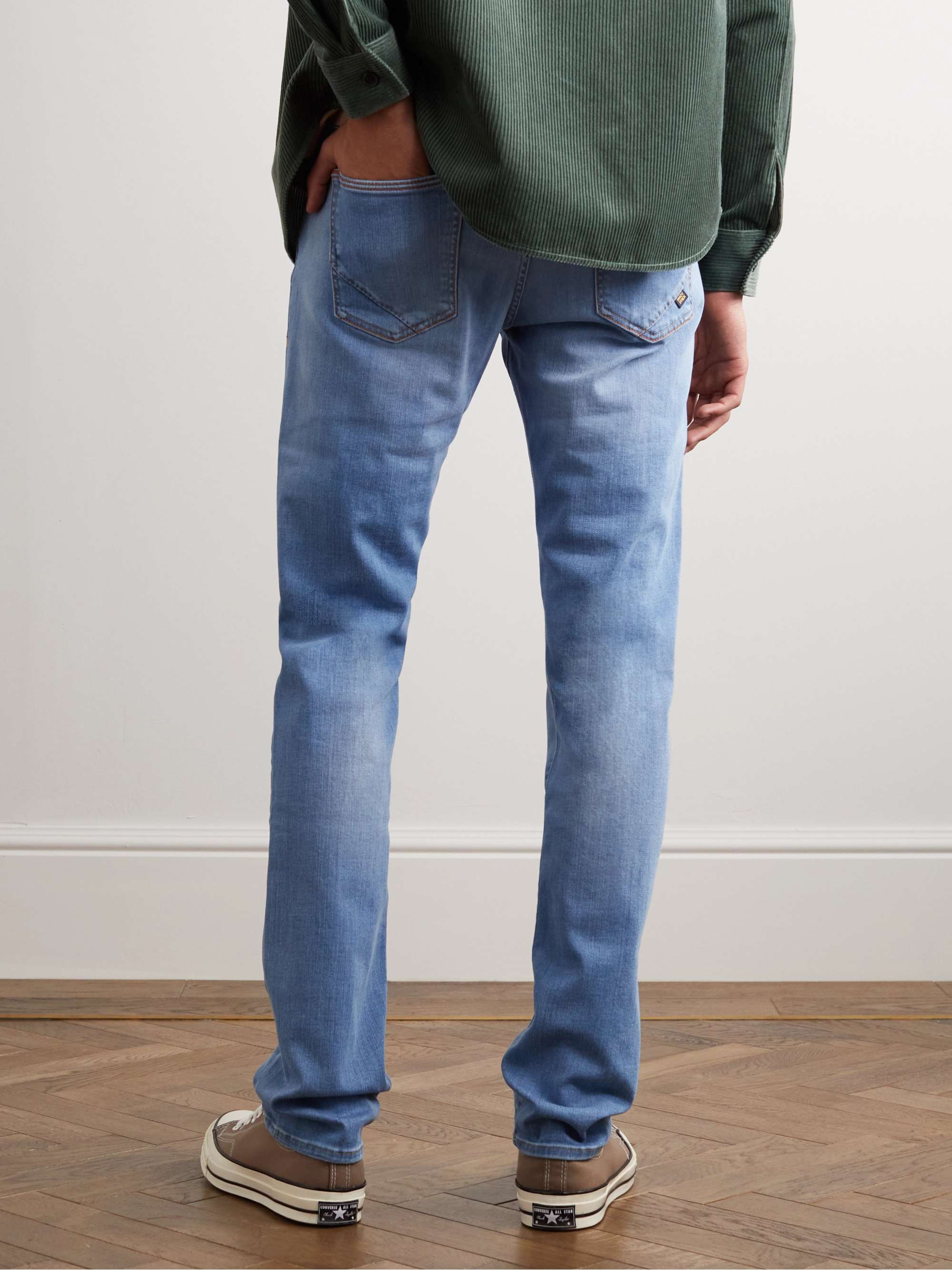 INCOTEX Slim-Fit Straight-Leg Jeans