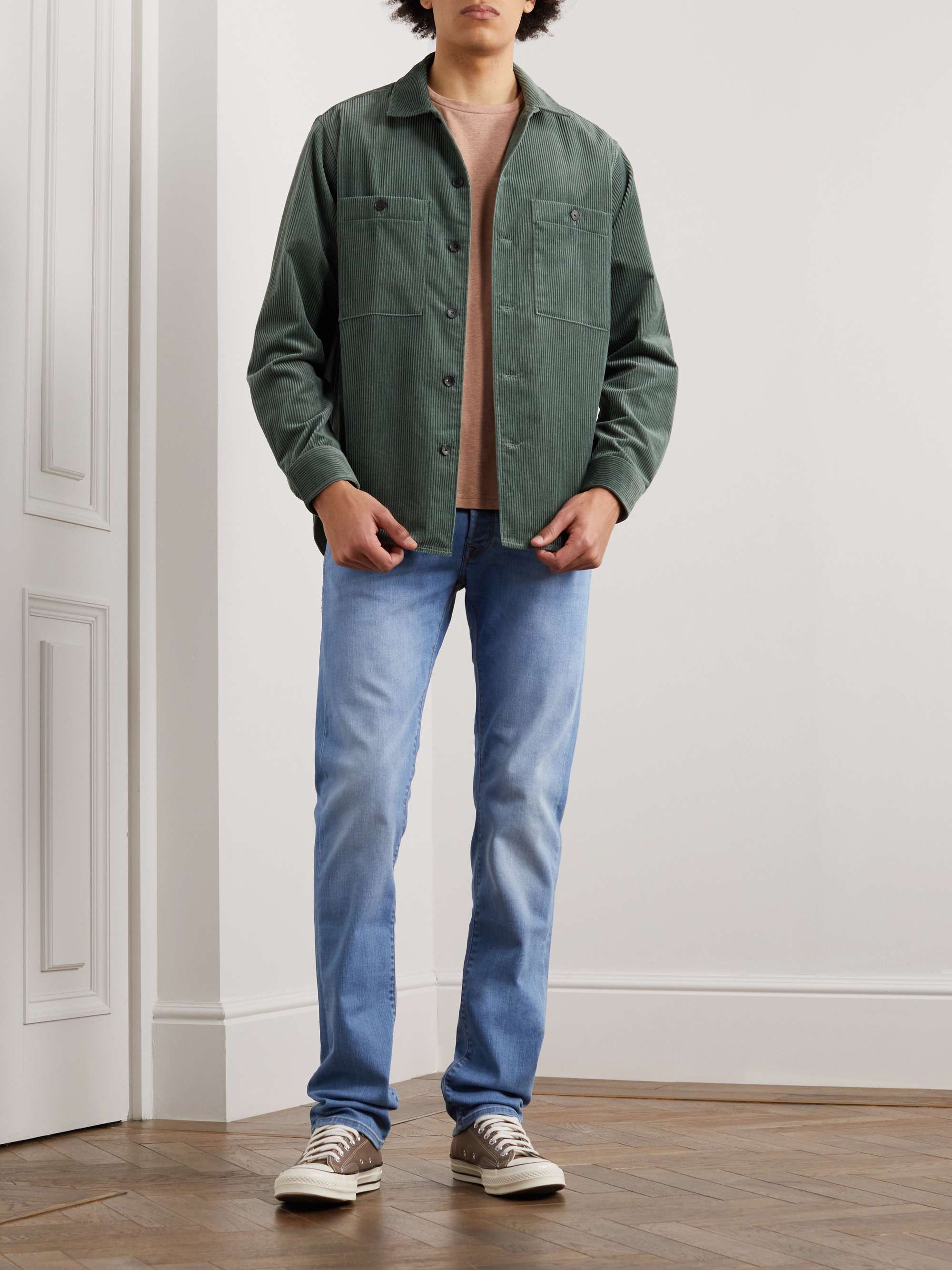 INCOTEX Slim-Fit Straight-Leg Jeans