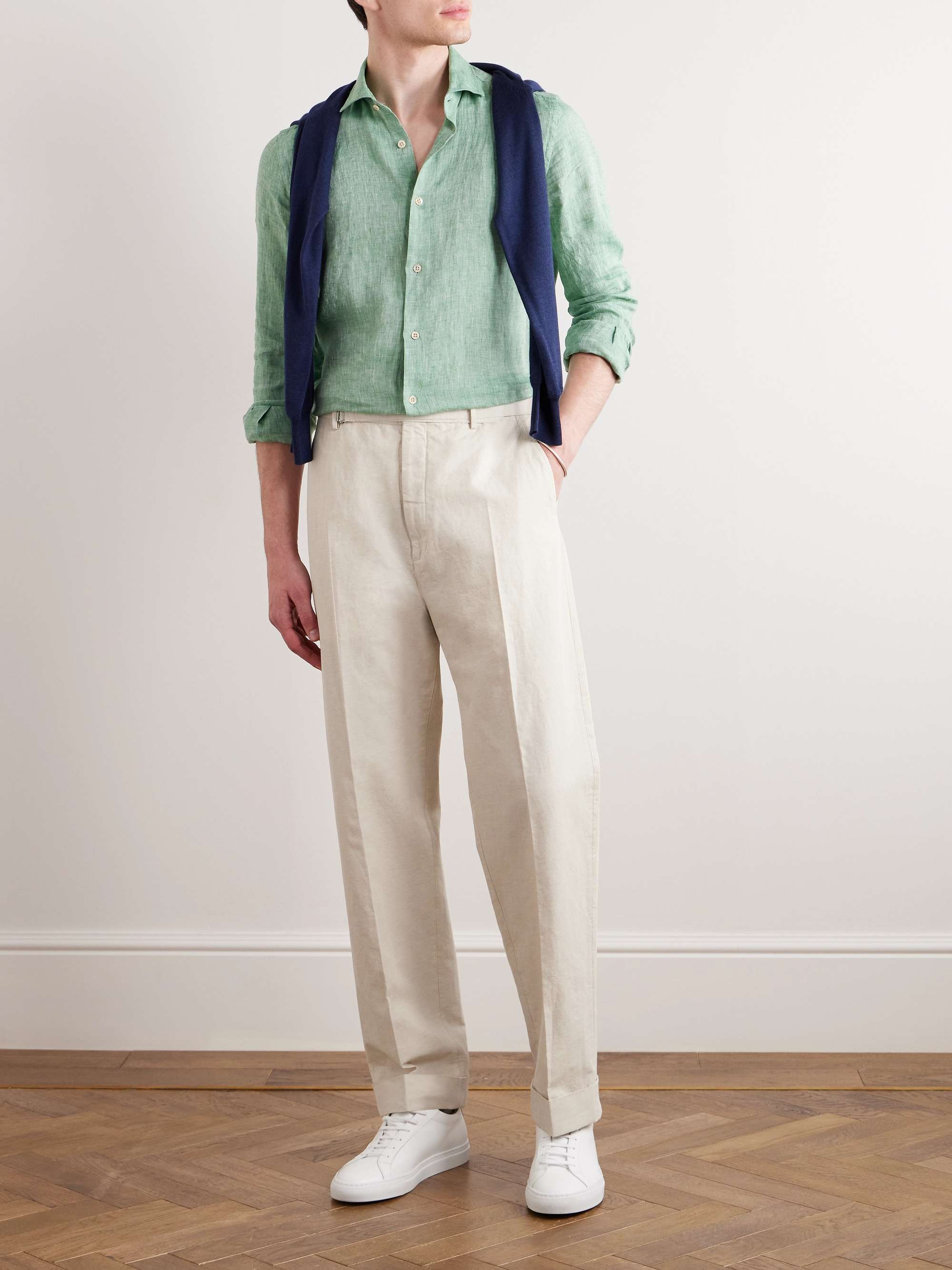 Incotex on sale linen pants