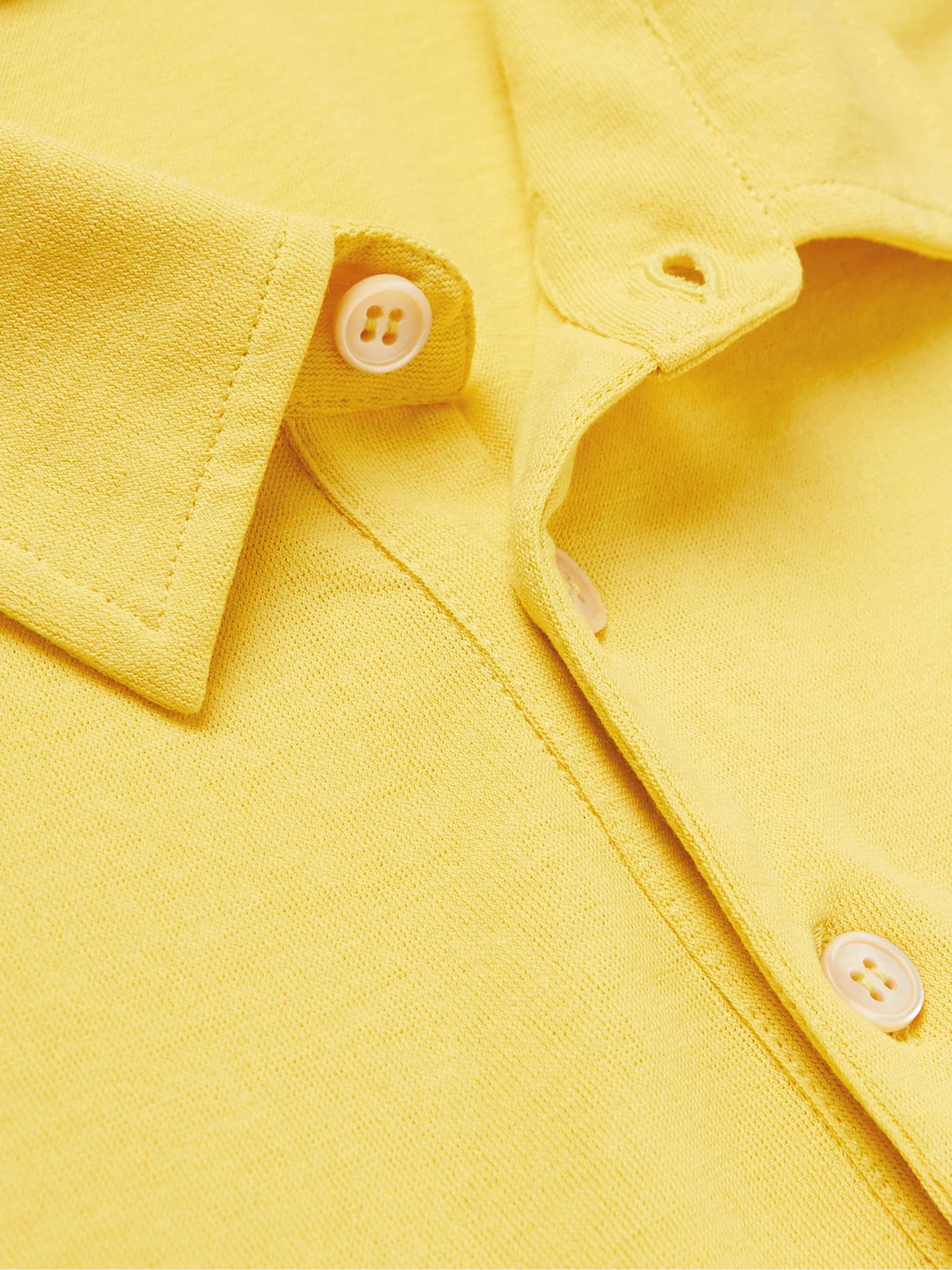 SLOWEAR Cotton-Jersey Polo Shirt