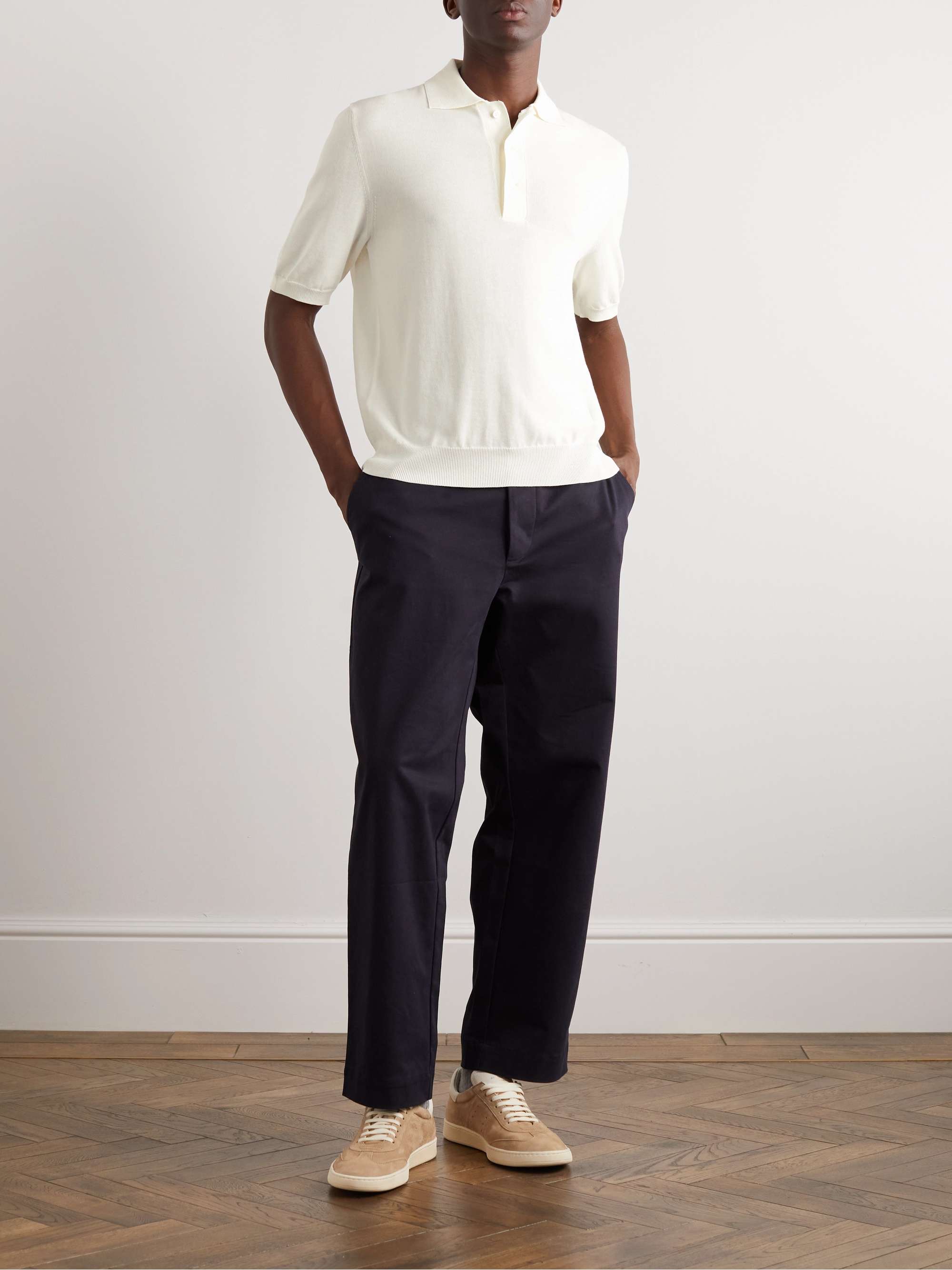 INCOTEX Slim-Fit Cotton Polo Shirt