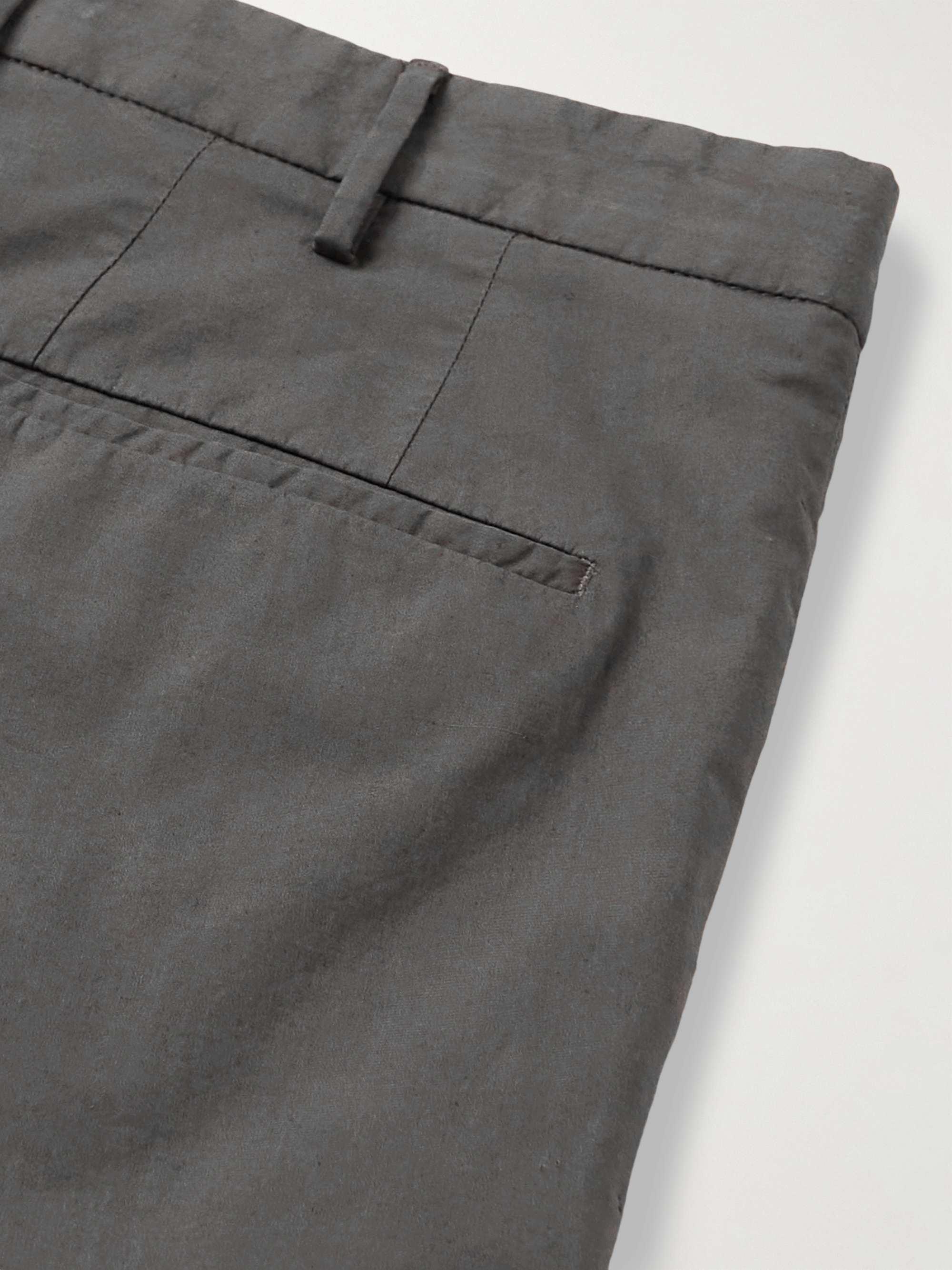 INCOTEX Bermuda slim-fit in popeline di cotone stretch