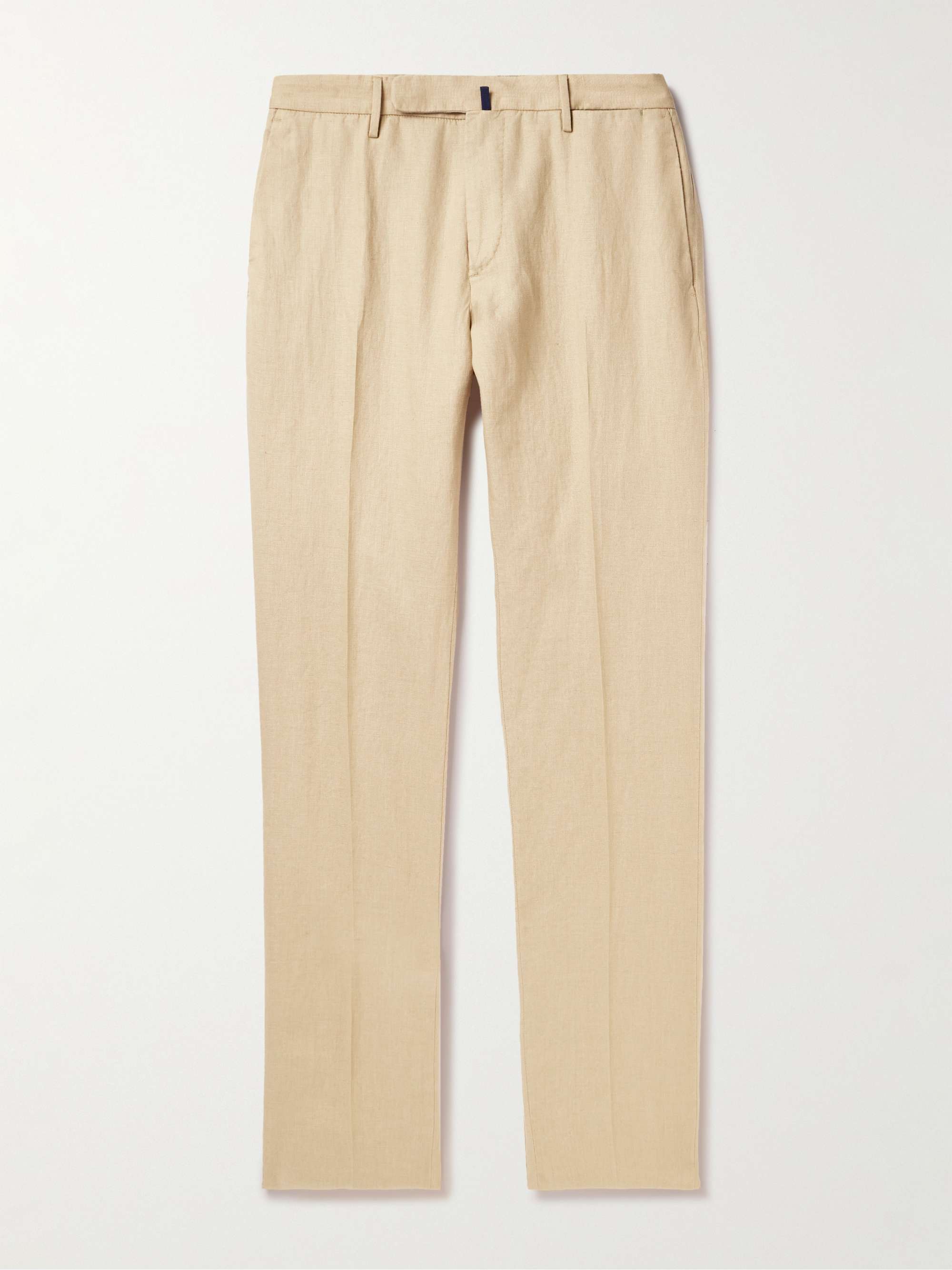 INCOTEX Slim Fit Linen Trousers for Men MR PORTER