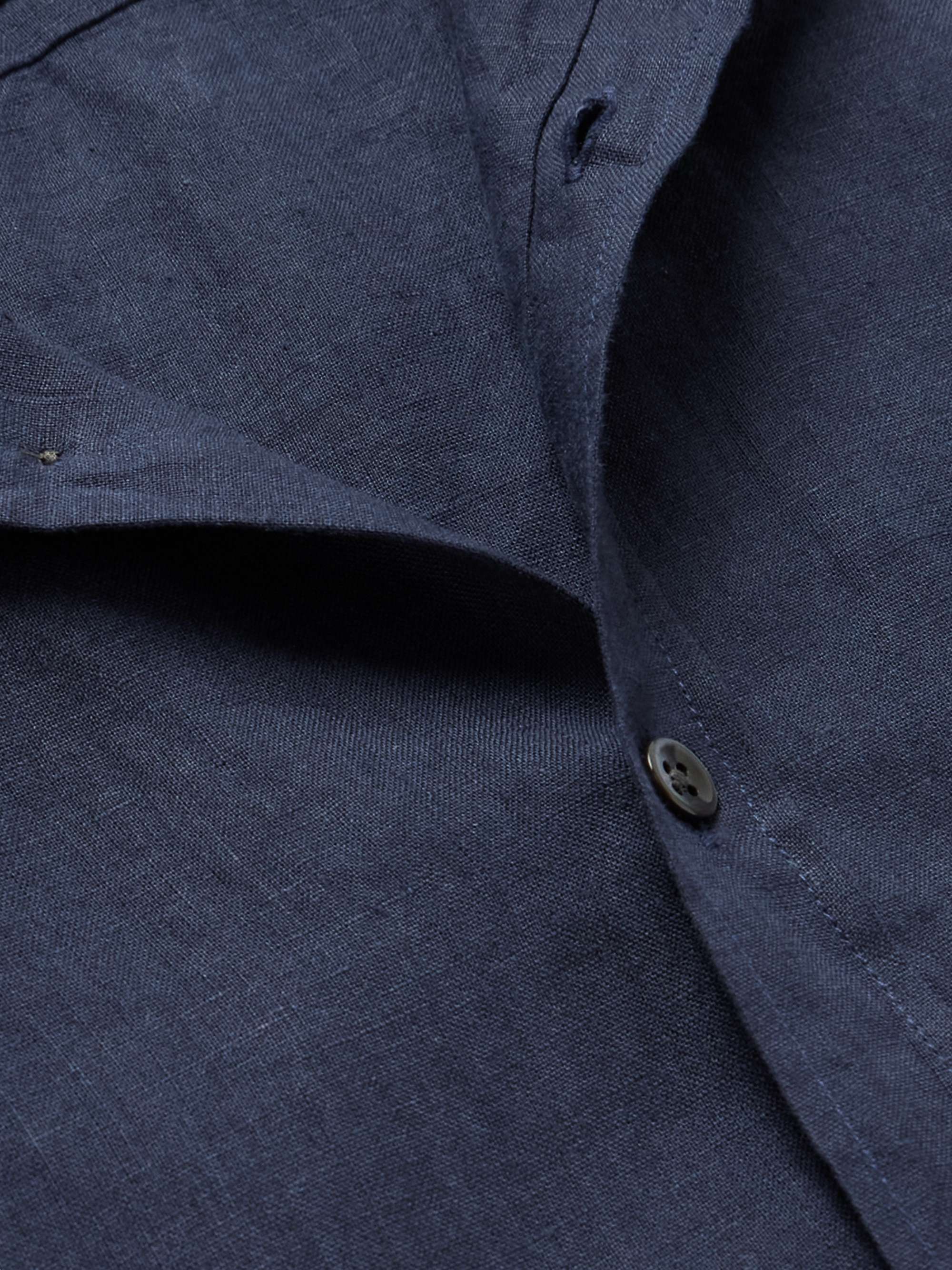 INCOTEX Cutaway-Collar Linen Shirt for Men | MR PORTER