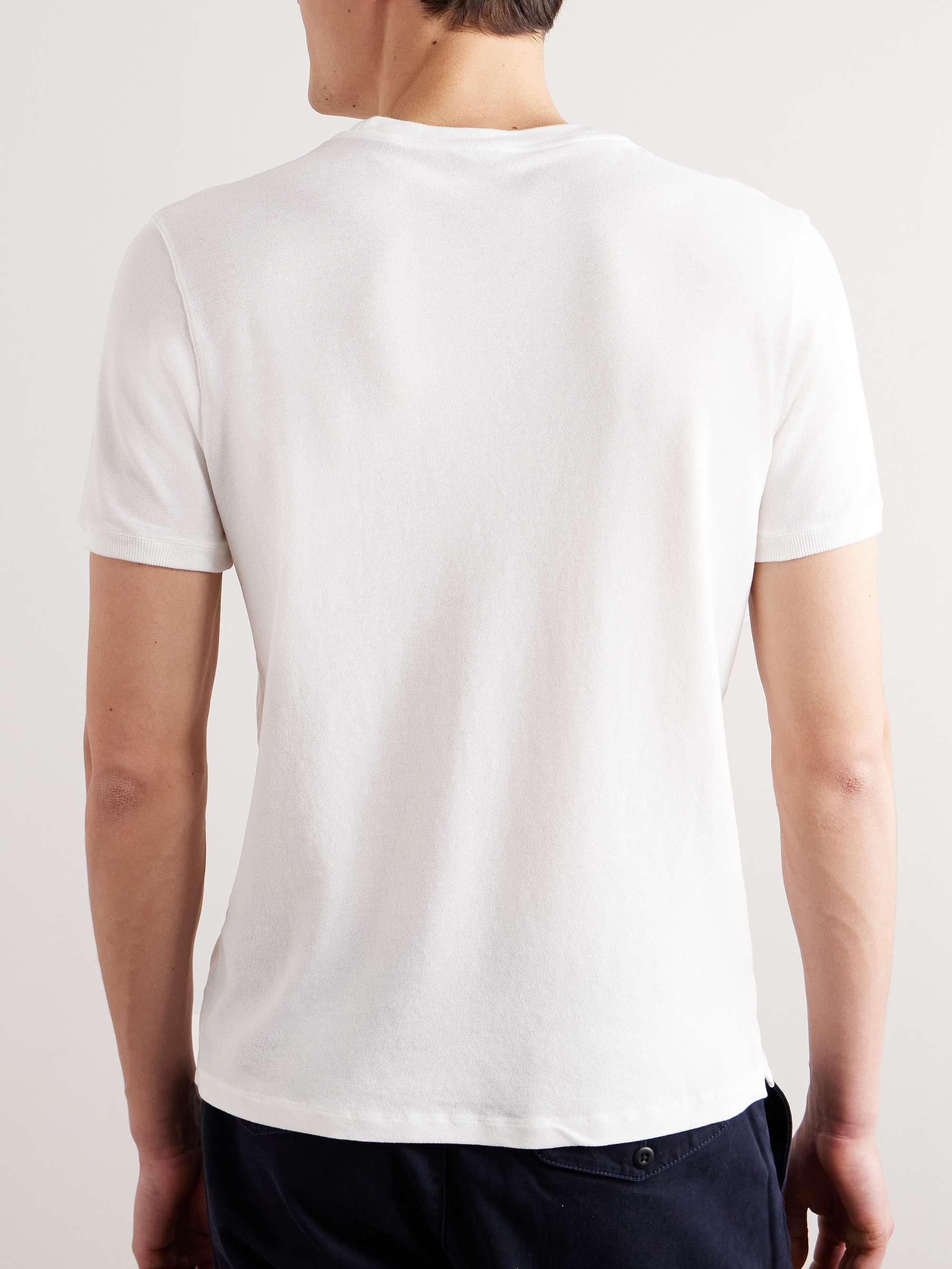 INCOTEX Zanone Slim-Fit IceCotton-Piqué T-Shirt