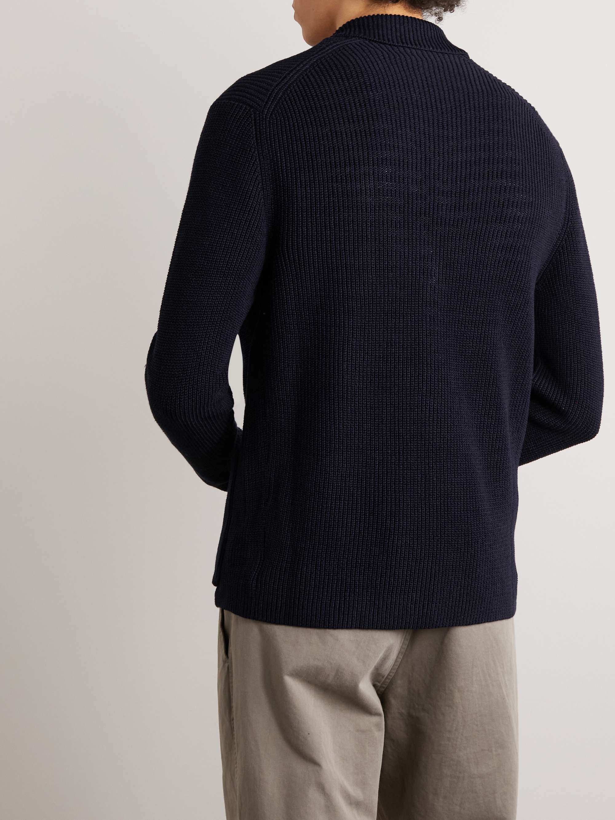 INCOTEX Linen and Cotton-Blend Cardigan for Men | MR PORTER