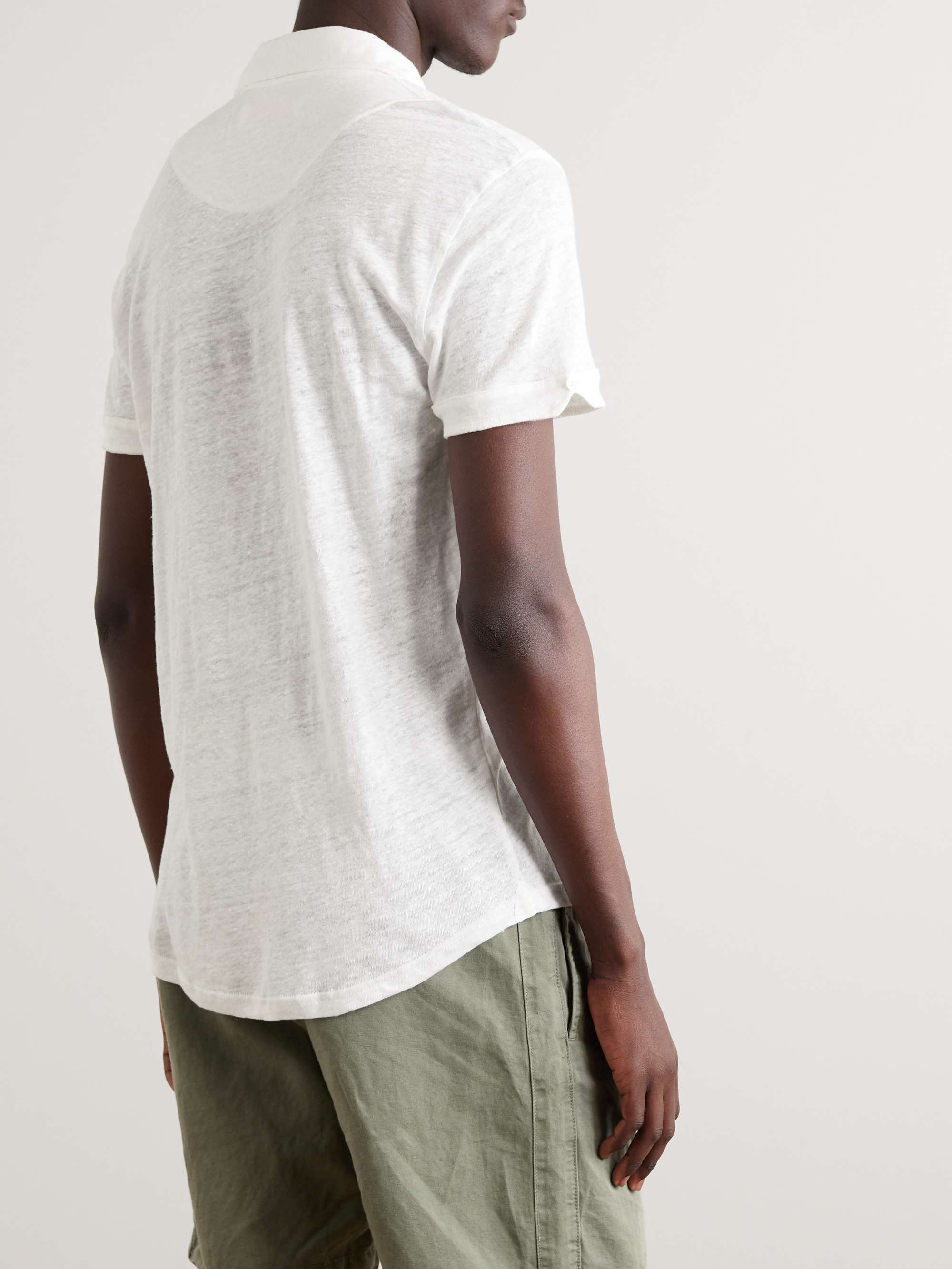 ORLEBAR BROWN Sebastian Slim-Fit Linen-Jersey Polo Shirt