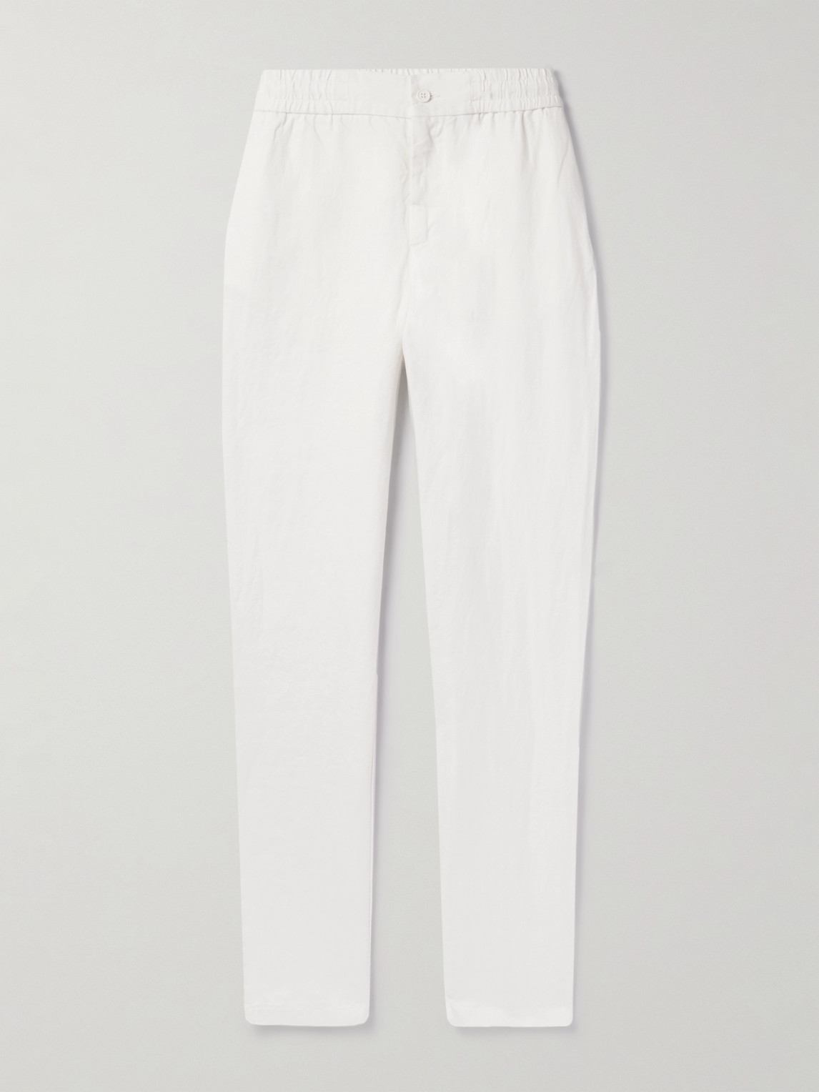 Orlebar Brown Cornell Straight-Leg Washed Linen Trousers - Men