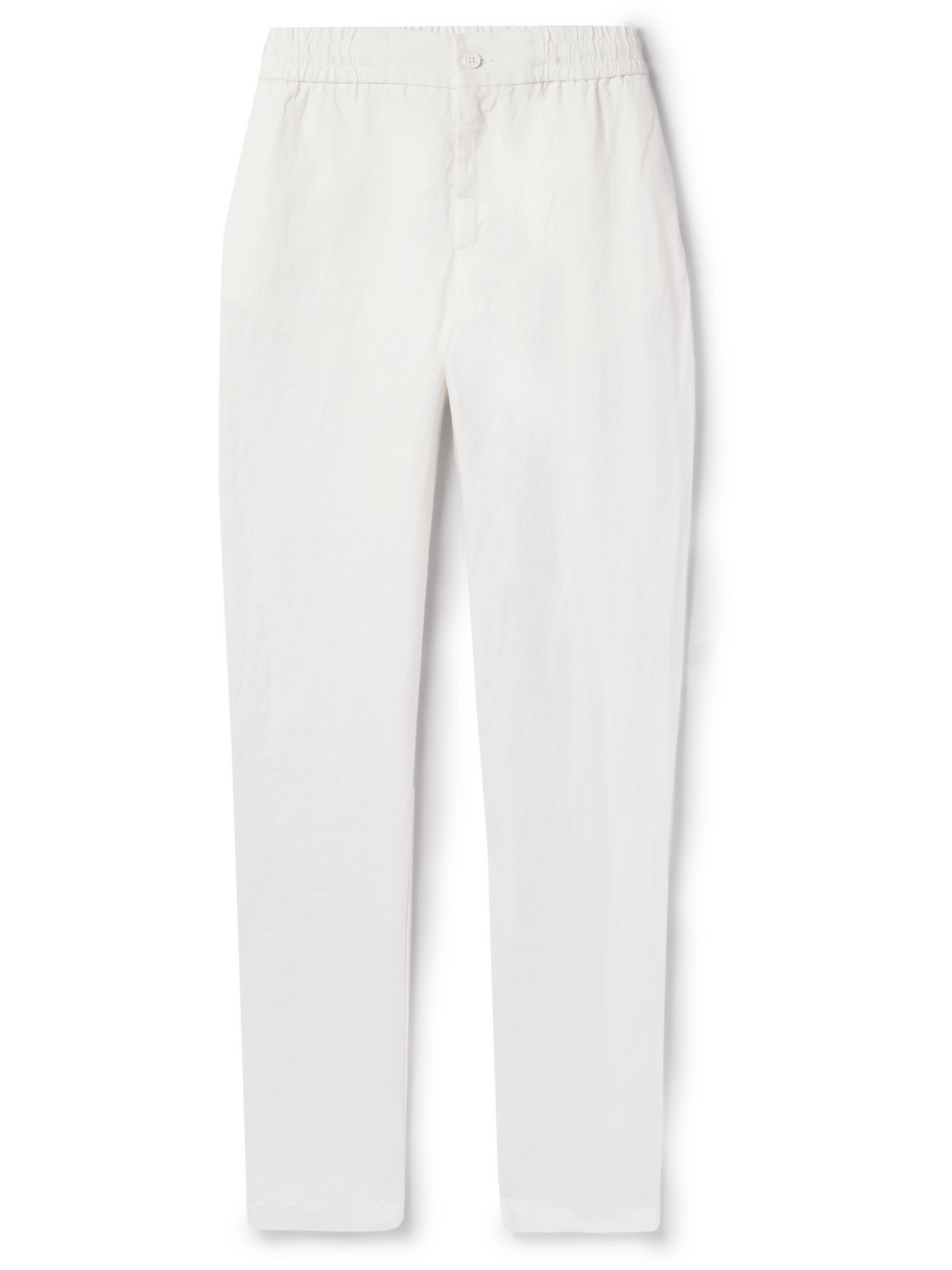 Cornell Straight-Leg Washed Linen Trousers