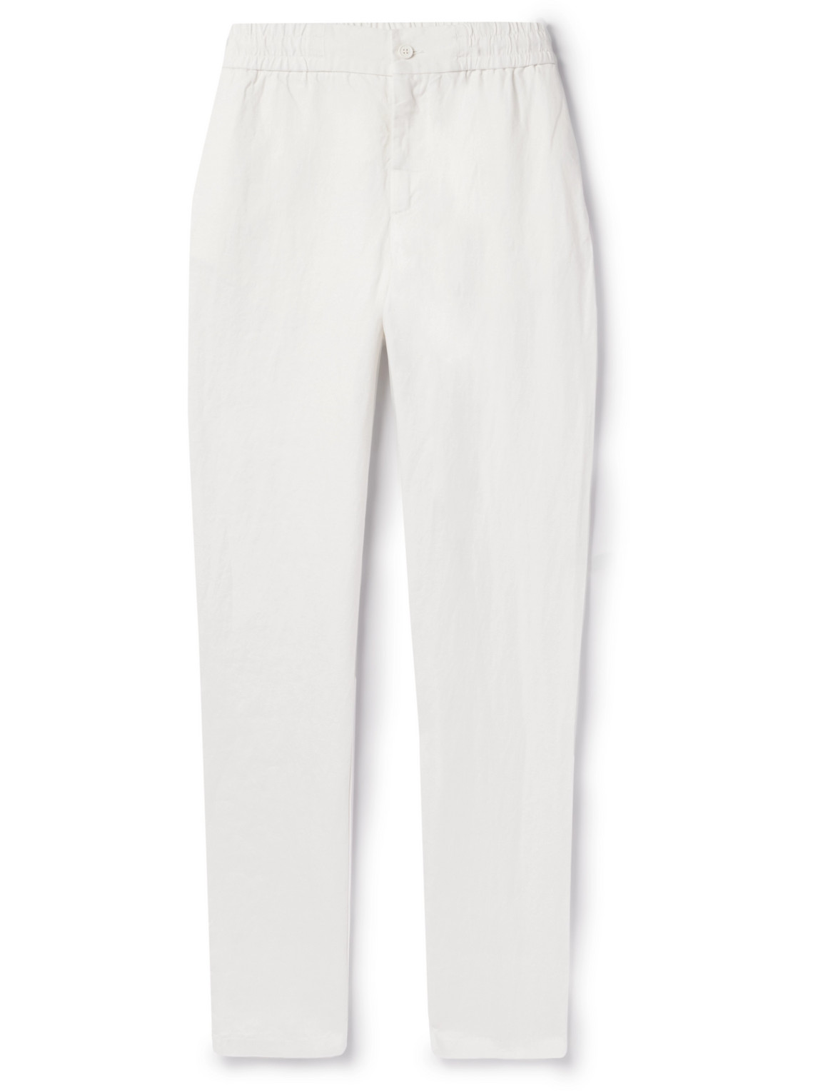 Cornell Straight-Leg Washed Linen Trousers