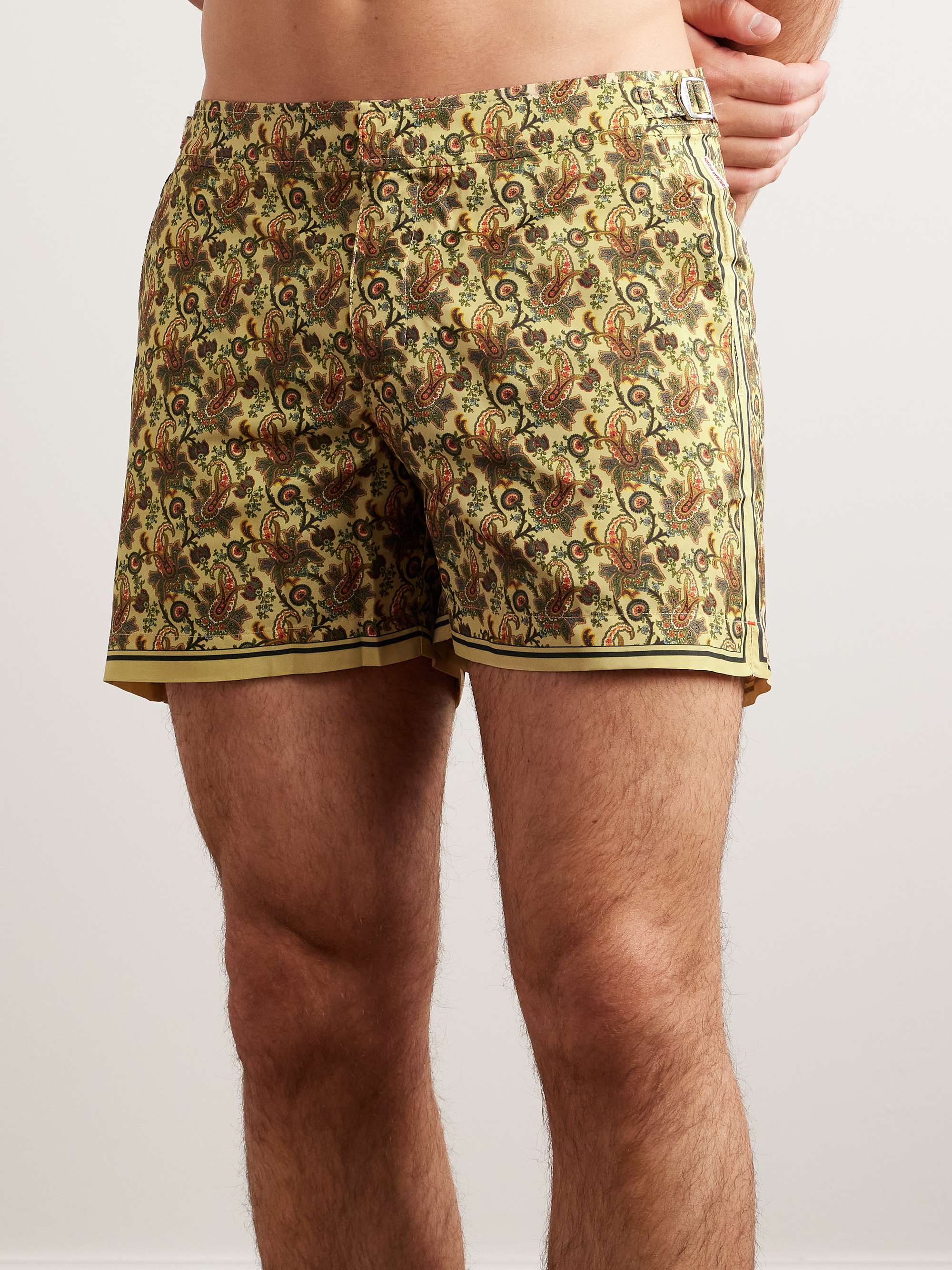 ORLEBAR BROWN Setter Straight-Leg Printed Mid-Length Recycled Swim Shorts