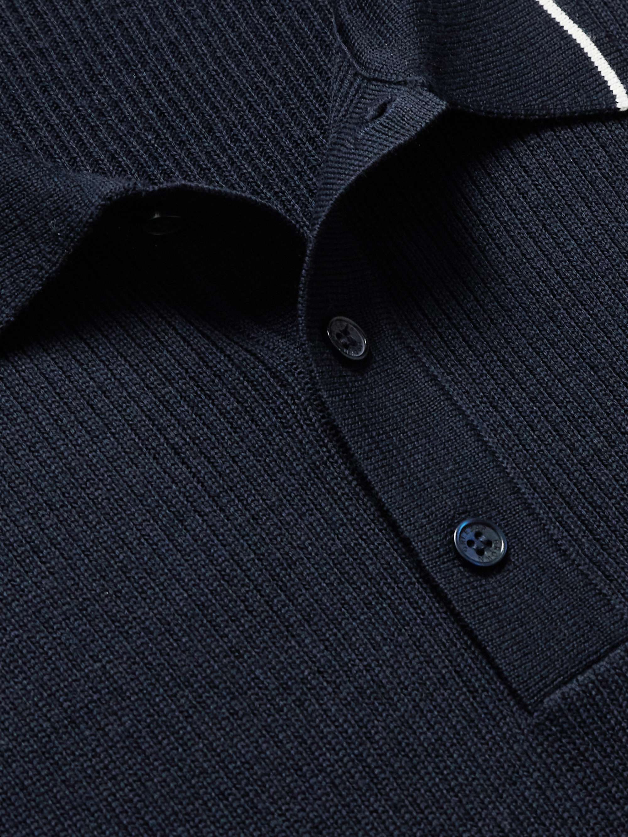 ORLEBAR BROWN Maranon Slim-Fit Merino Wool Polo Shirt