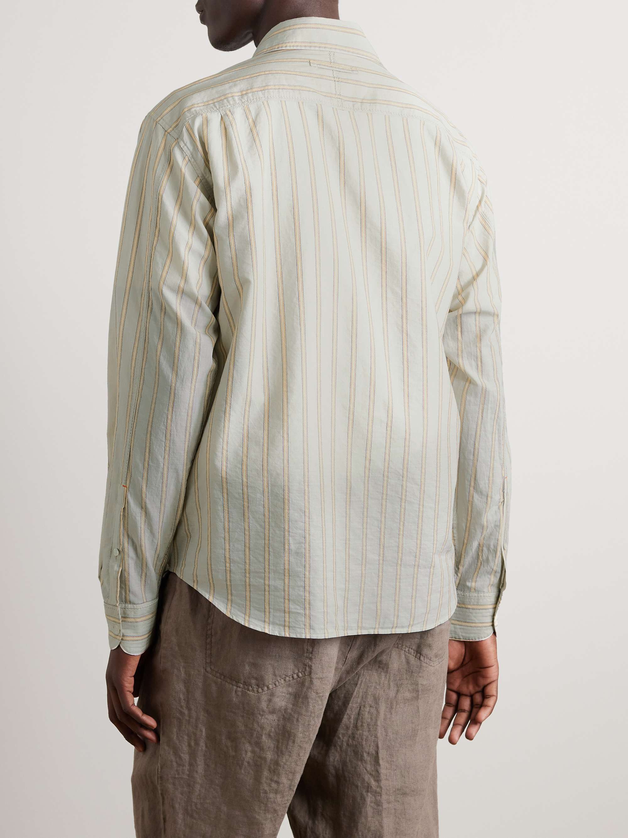 ORLEBAR BROWN Grassmore Striped Cotton Shirt