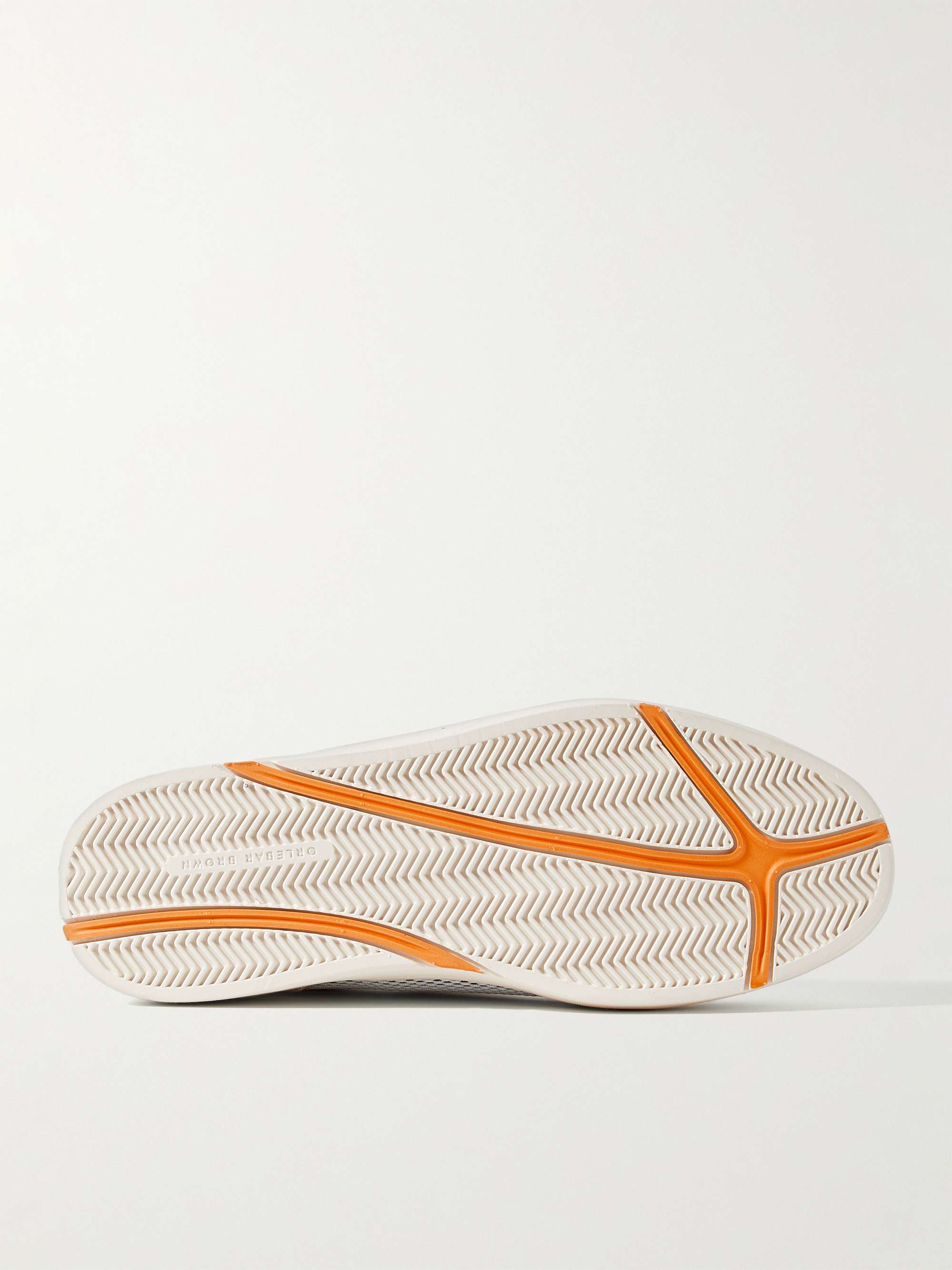 ORLEBAR BROWN Larson Mesh and Faux Leather Sneakers