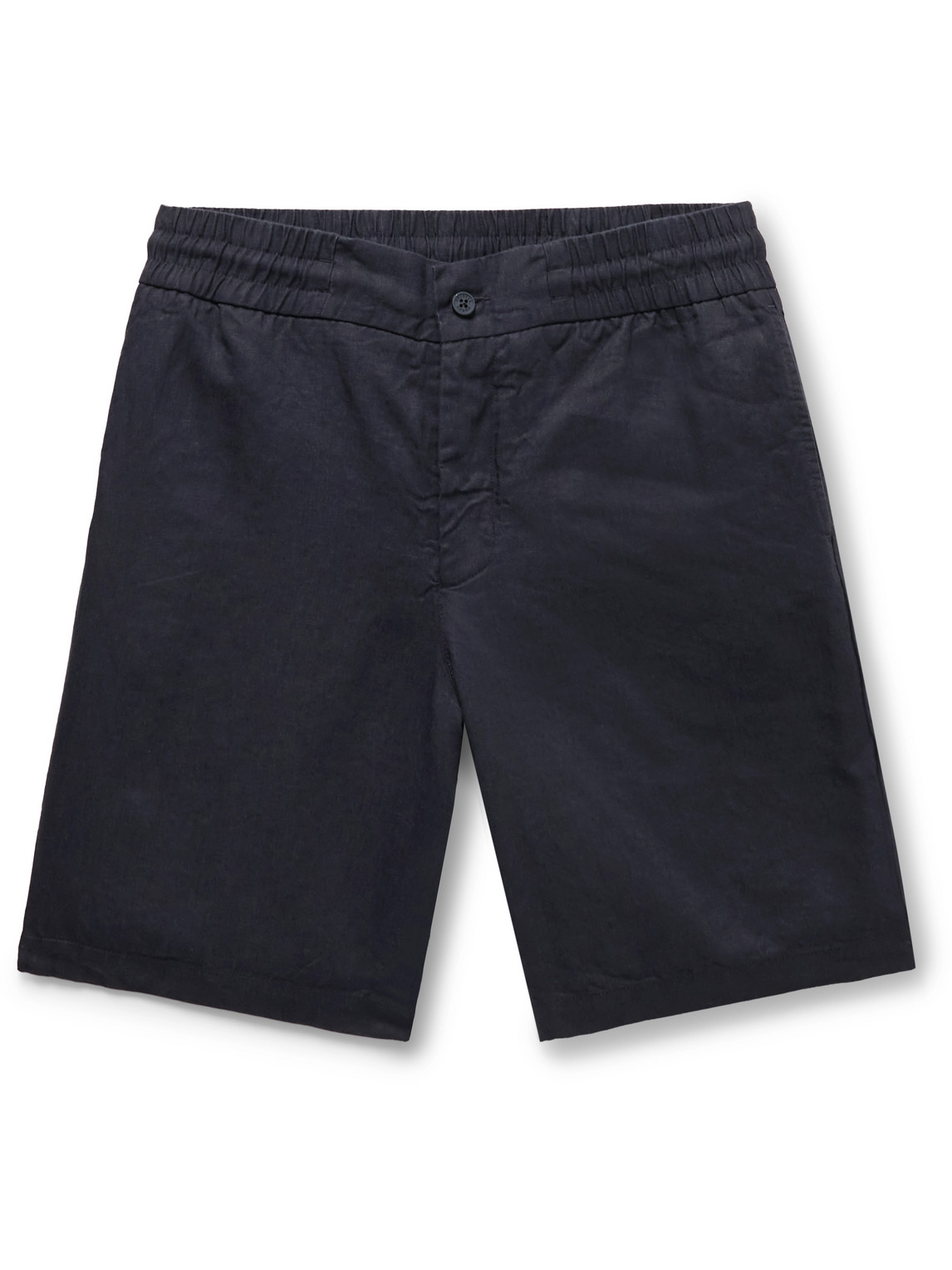 Orlebar Brown Cornell Slim-fit Linen Shorts In Blue