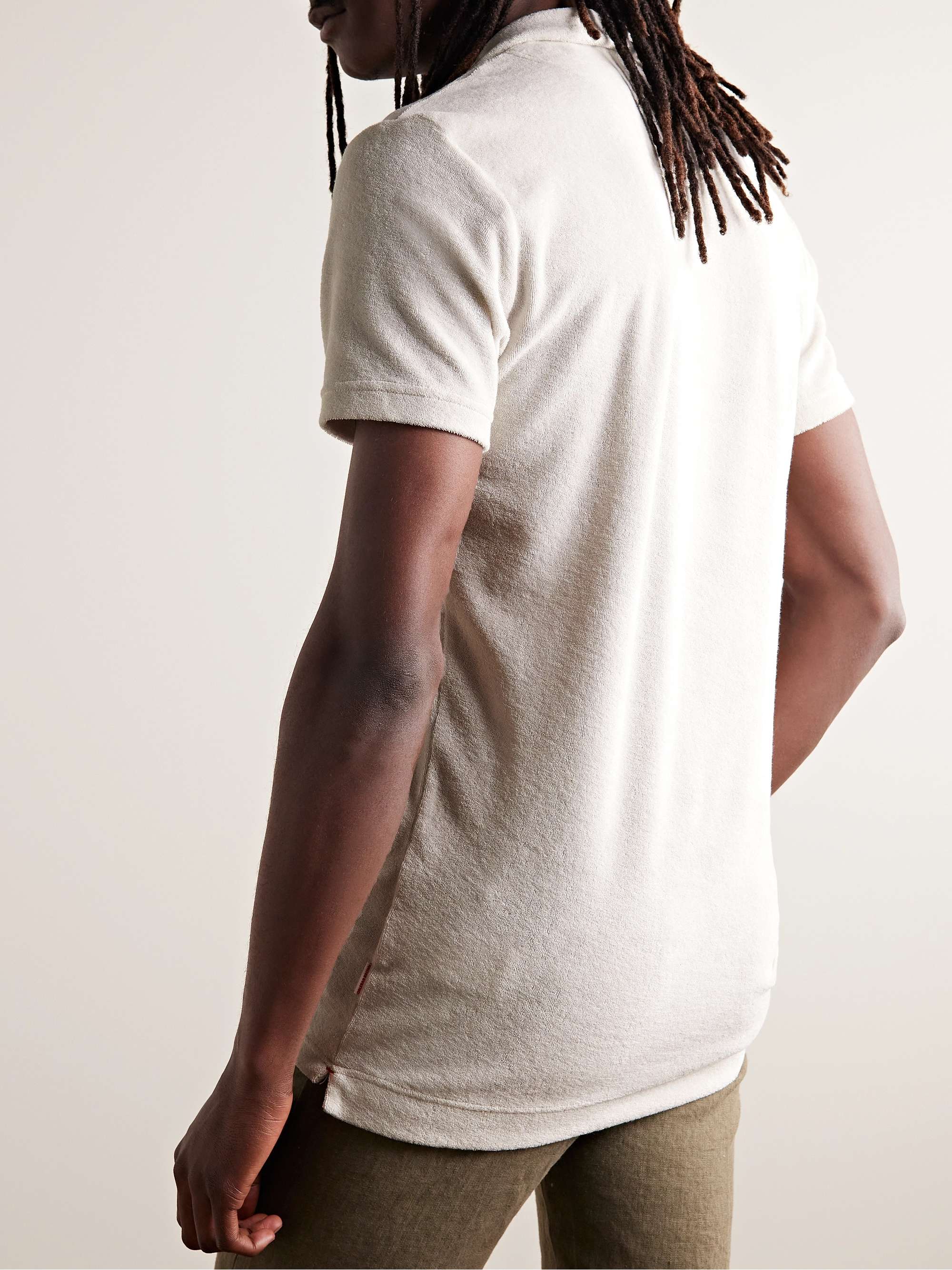 ORLEBAR BROWN Cotton-Terry Polo Shirt