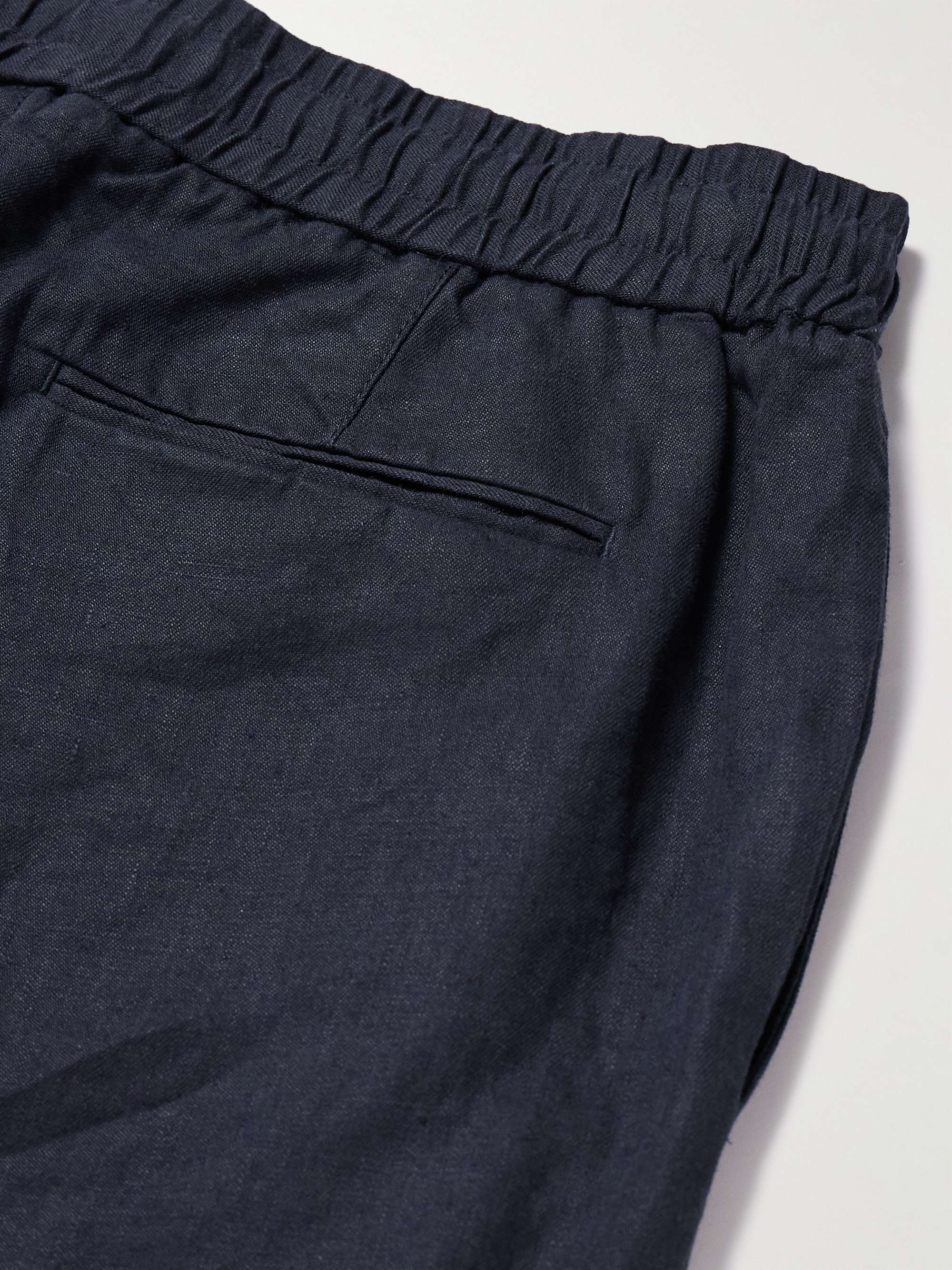 ORLEBAR BROWN Cornell Washed-Linen Tapered Trousers