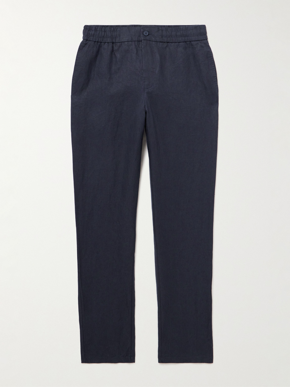 Orlebar Brown Cornell Slim-Fit Straight-Leg Washed Linen Trousers - Men