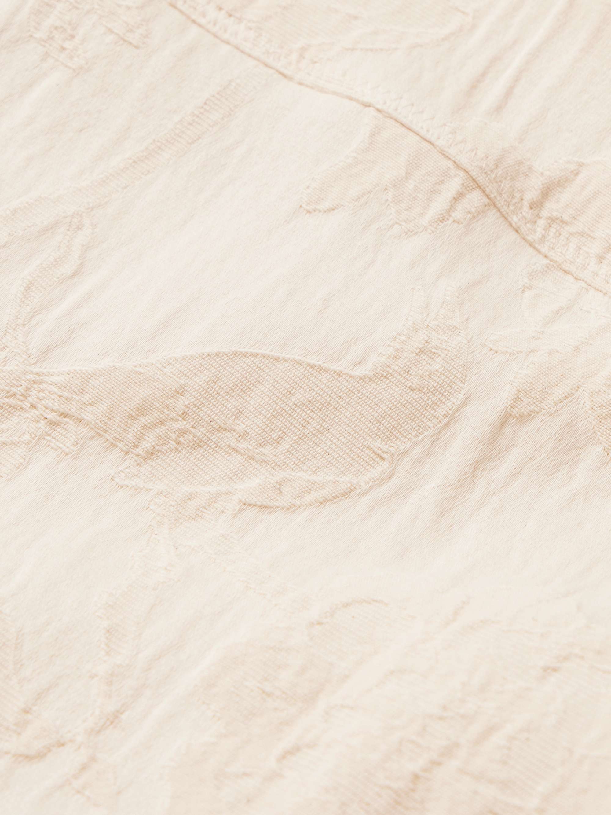 ORLEBAR BROWN Oglio Emroidered Cotton-Canvas Half-Zip Jacket