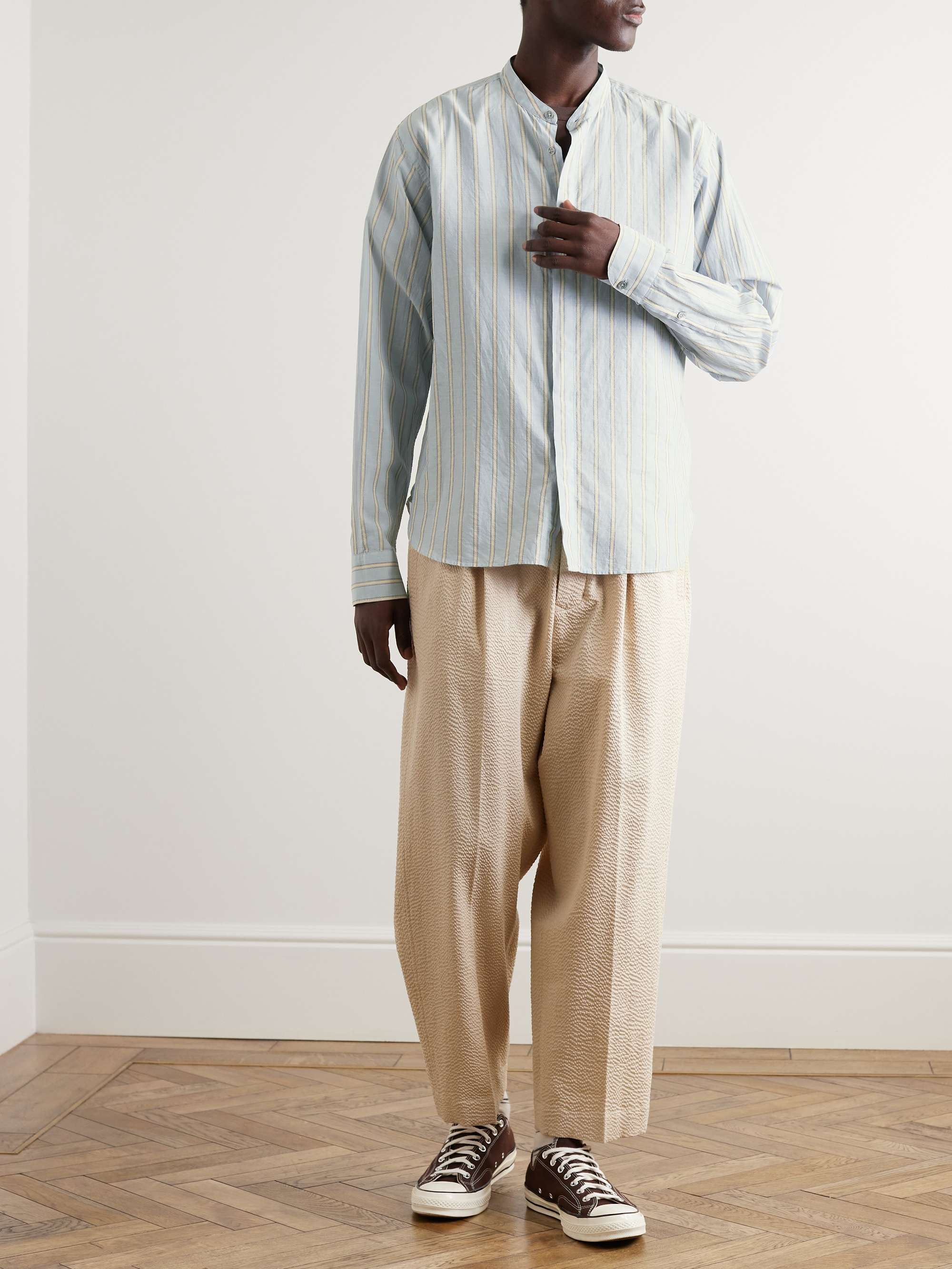 ORLEBAR BROWN Dekker Striped Cotton Shirt
