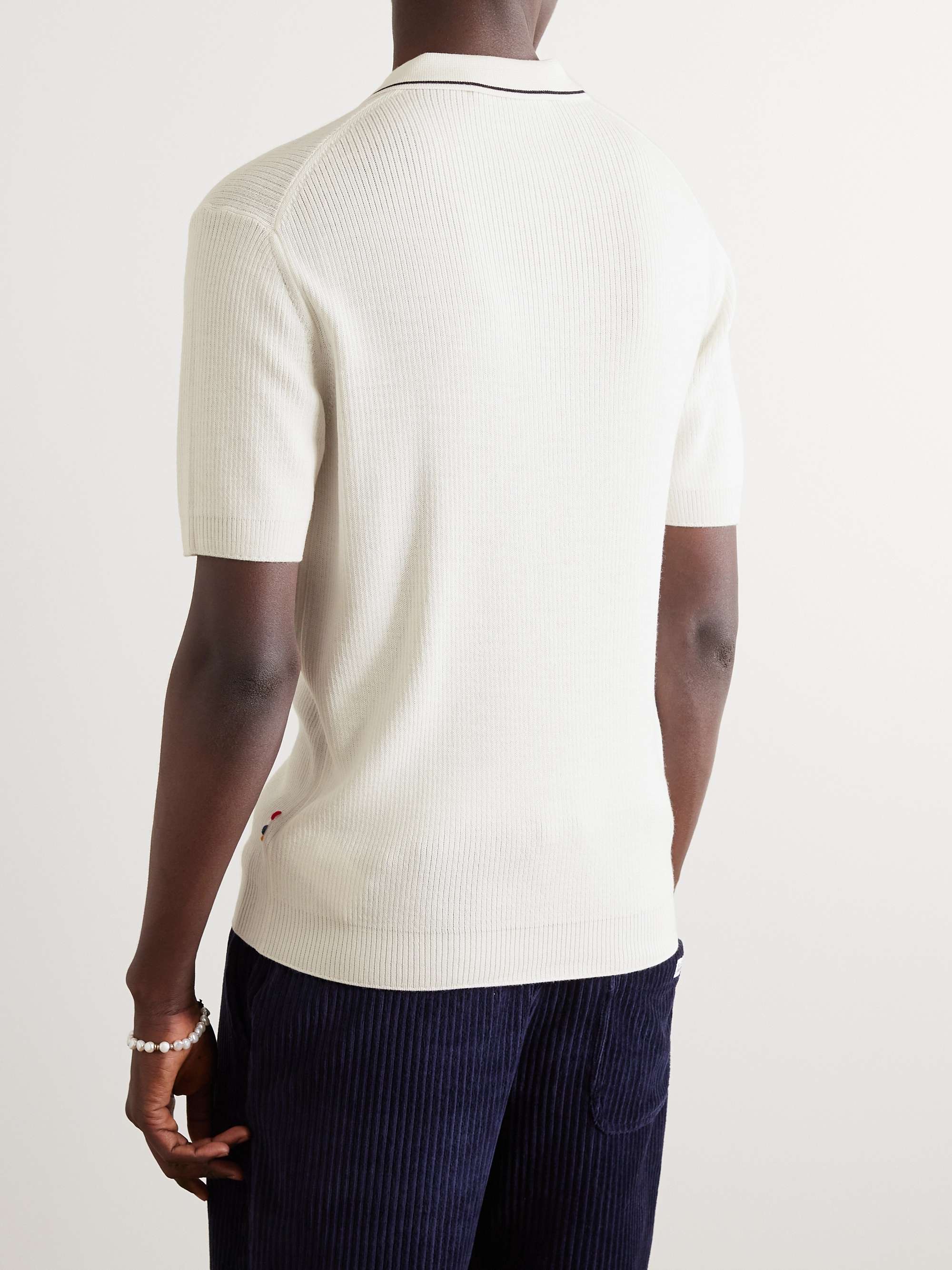 ORLEBAR BROWN Maranon Slim-Fit Merino Wool Polo Shirt