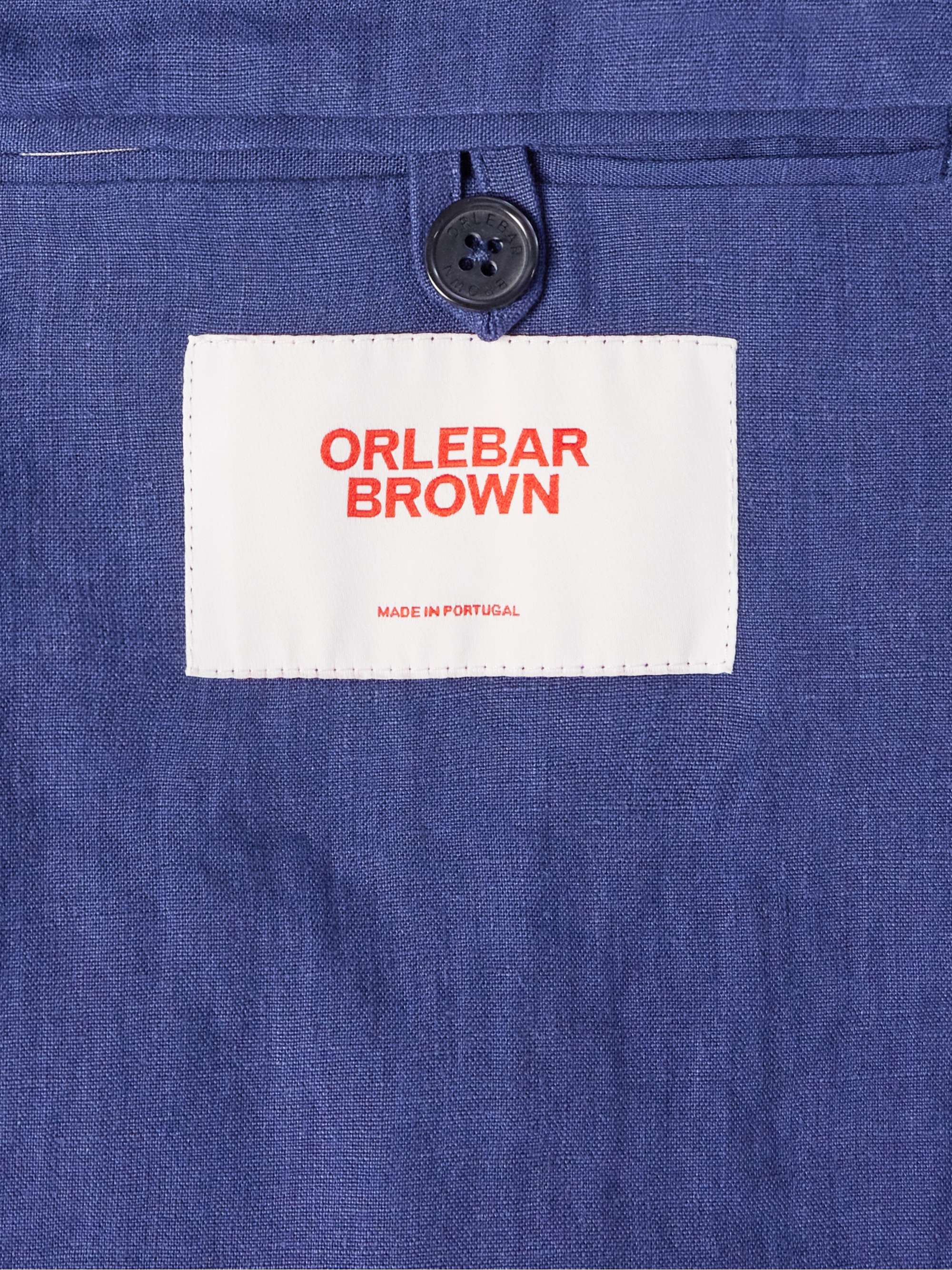 ORLEBAR BROWN Ullock Linen Blazer for Men | MR PORTER