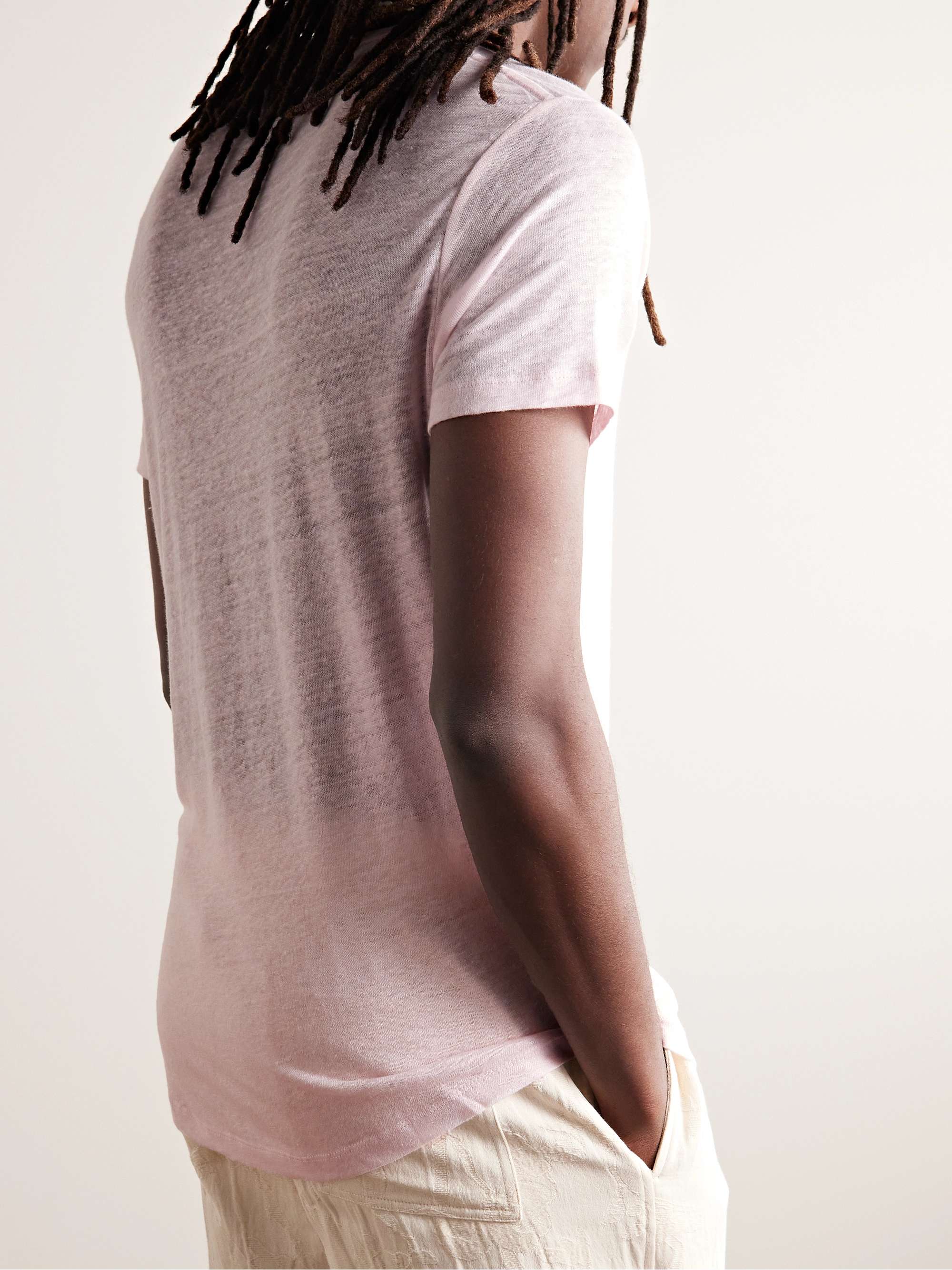 ORLEBAR BROWN OB-T Slim-Fit Slub Linen-Jersey T-Shirt