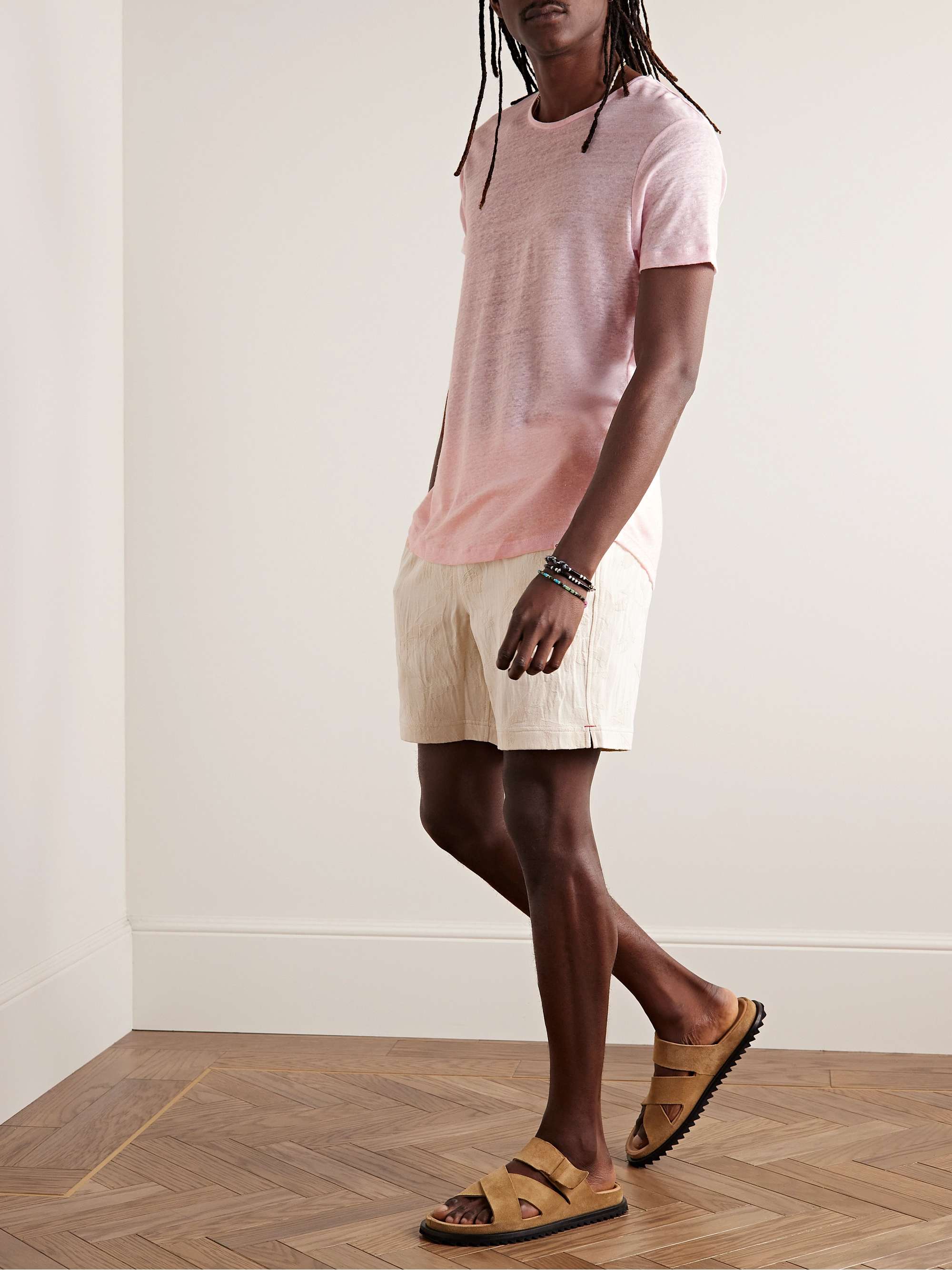 ORLEBAR BROWN OB-T Slim-Fit Slub Linen-Jersey T-Shirt