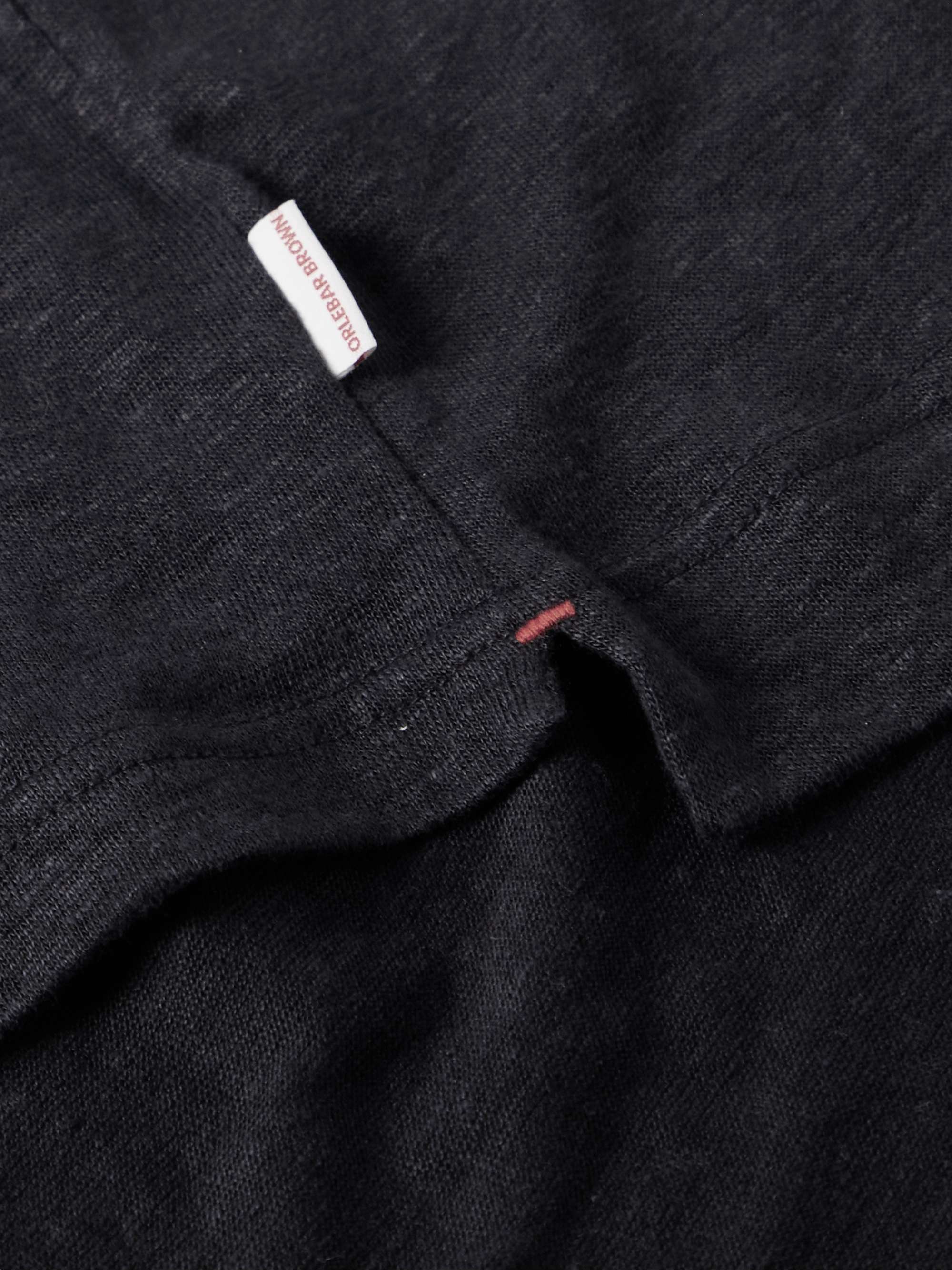 ORLEBAR BROWN Felix Slub Linen Polo Shirt