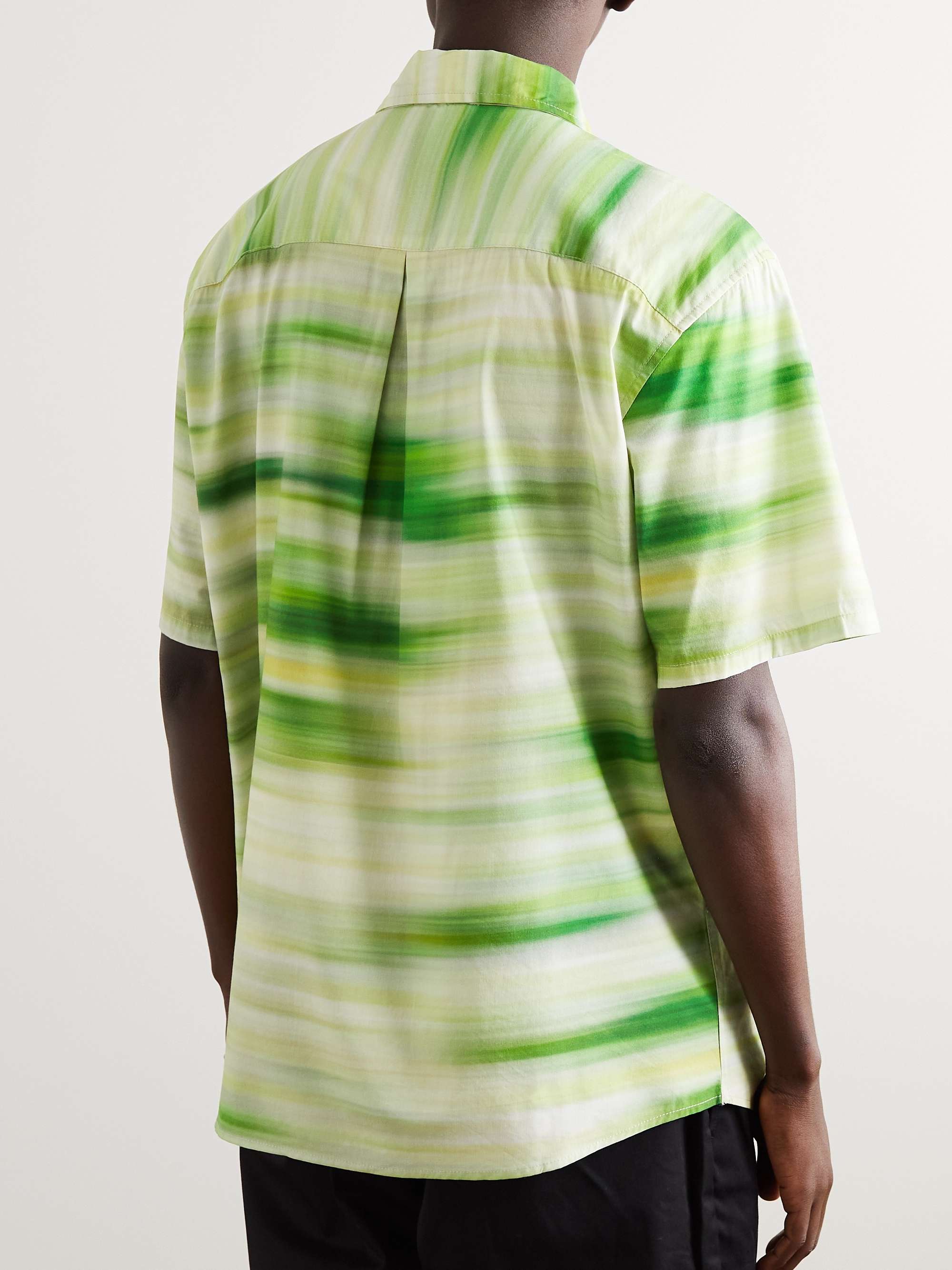 JOHN ELLIOTT Printed Cotton-Blend Voile Shirt